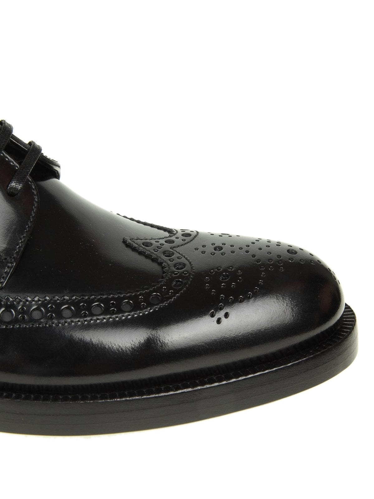 Dolce & Gabbana Full Brogue Leather Derby Shoes