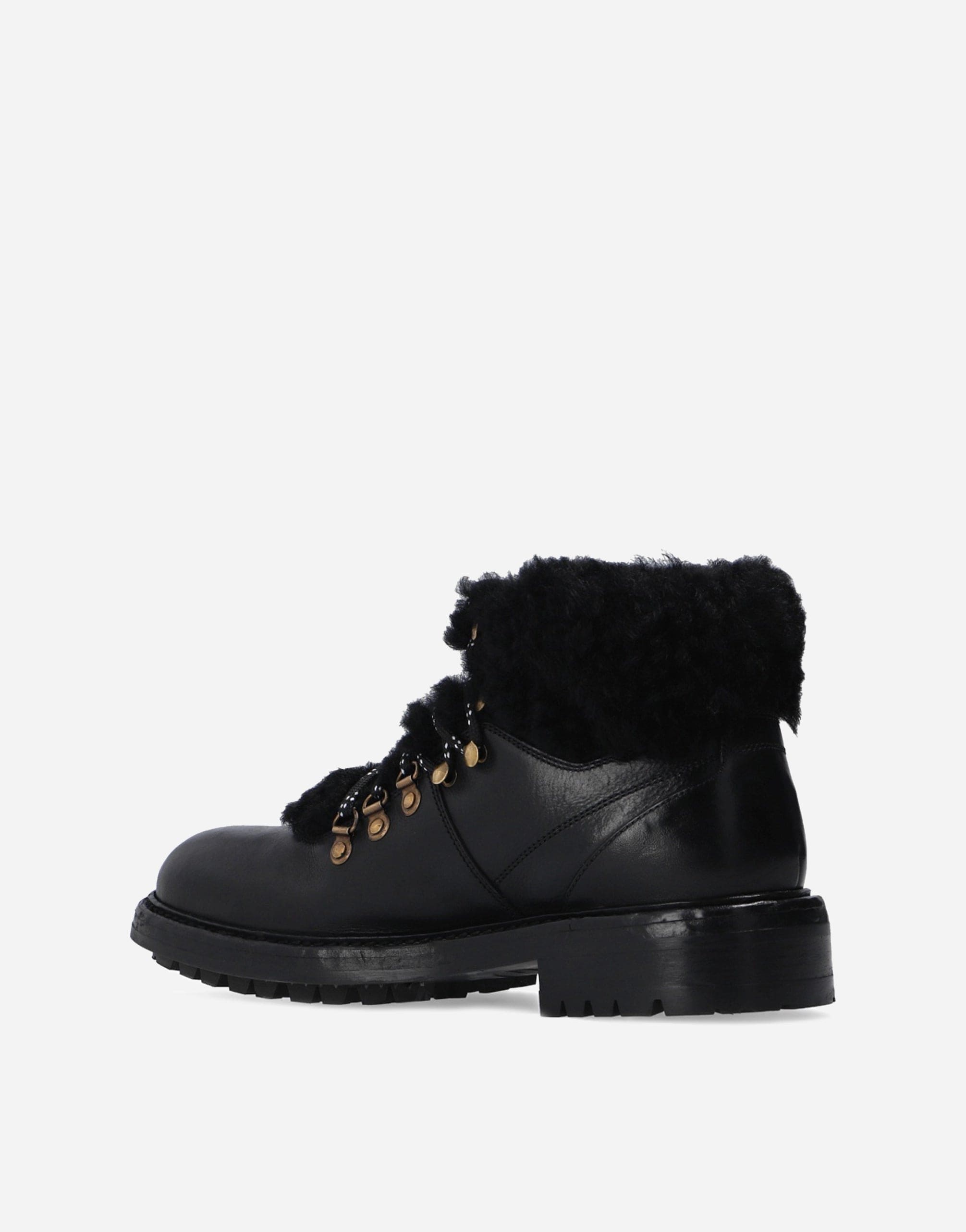 Dolce & Gabbana Fur Lined Hiking Boots