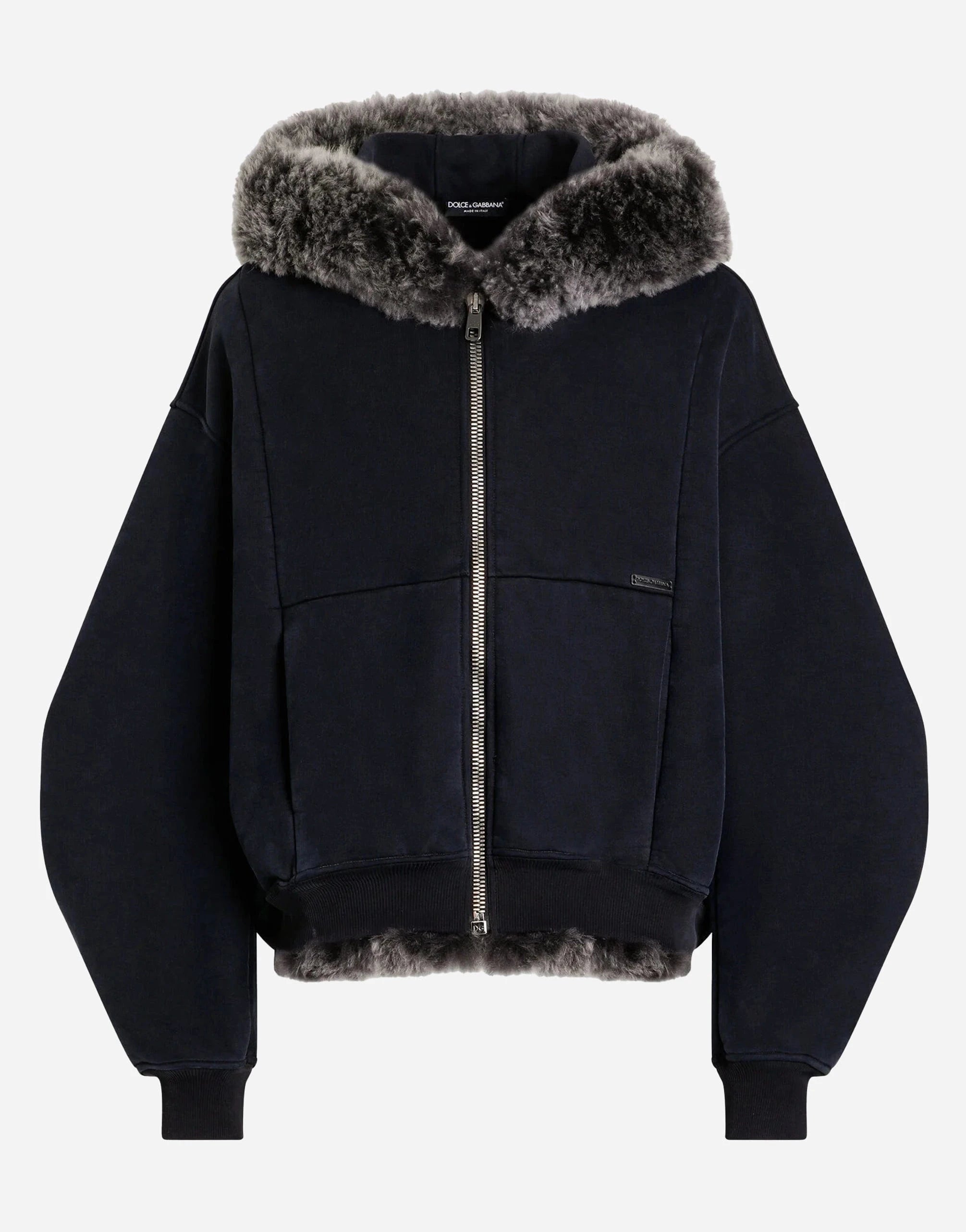 Dolce & Gabbana Fur-Trim Hoodie | Sendegaro ES