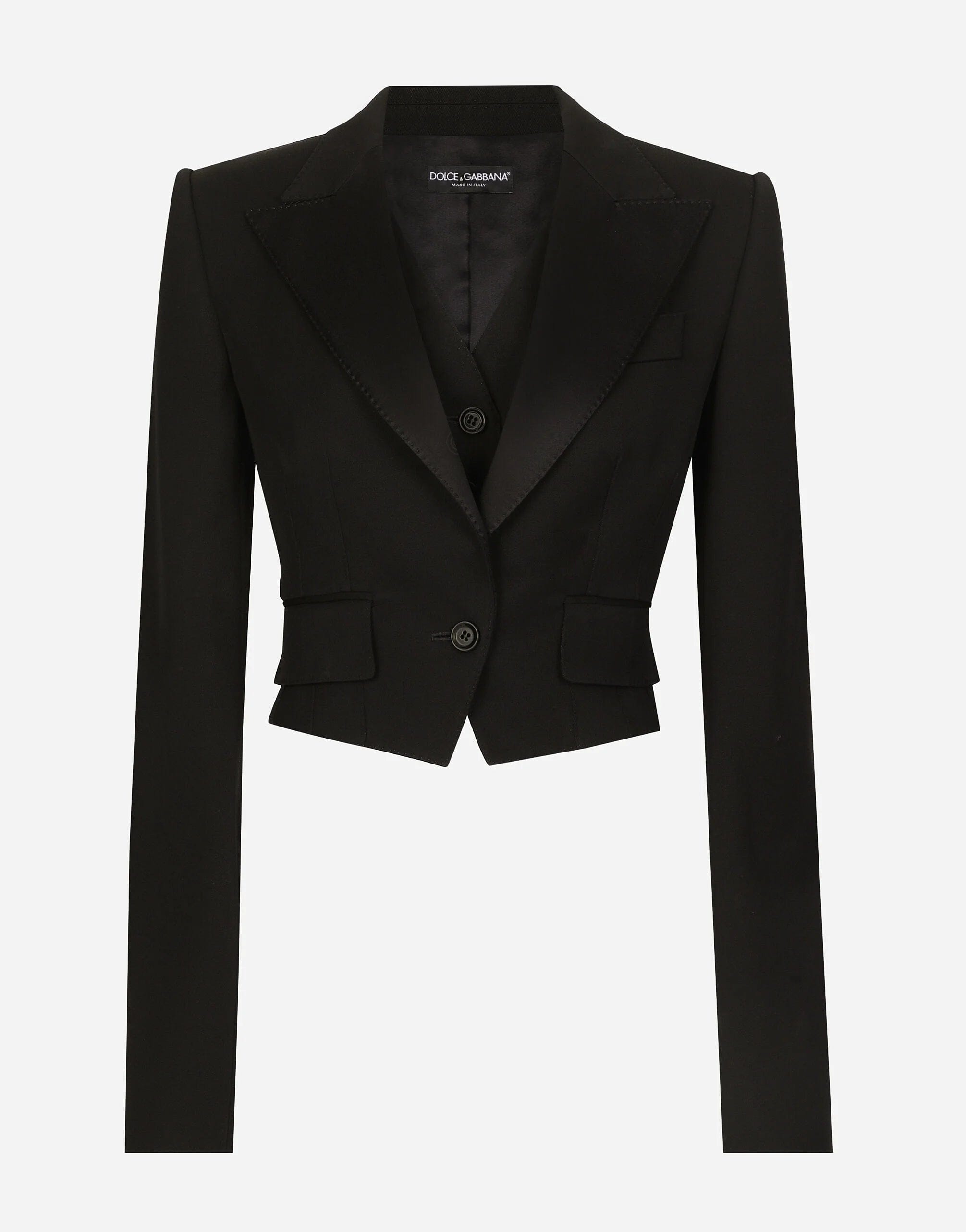 Dolce & Gabbana Gabardine Cropped Jacket