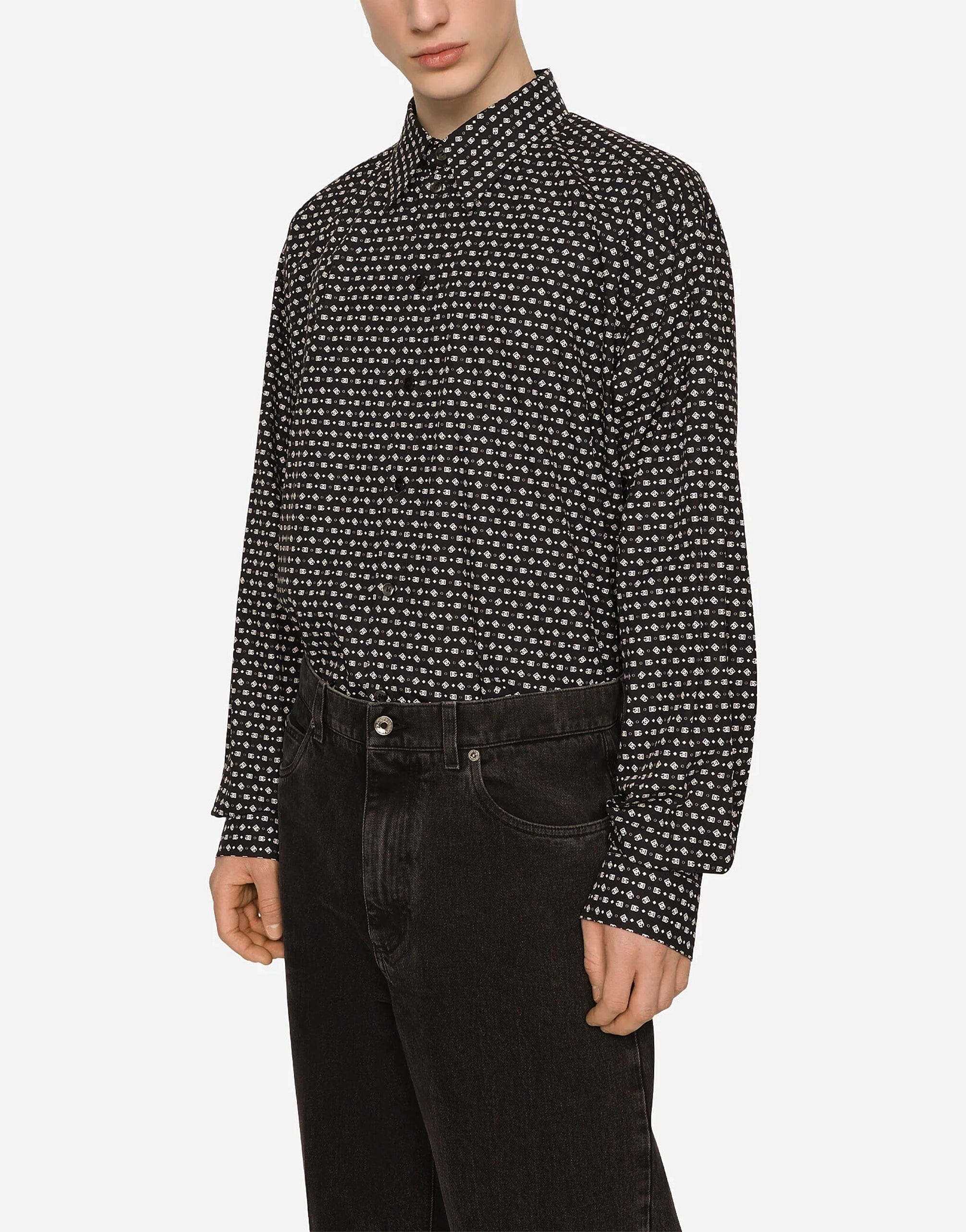 Dolce & Gabbana Geometric-Print Shirt