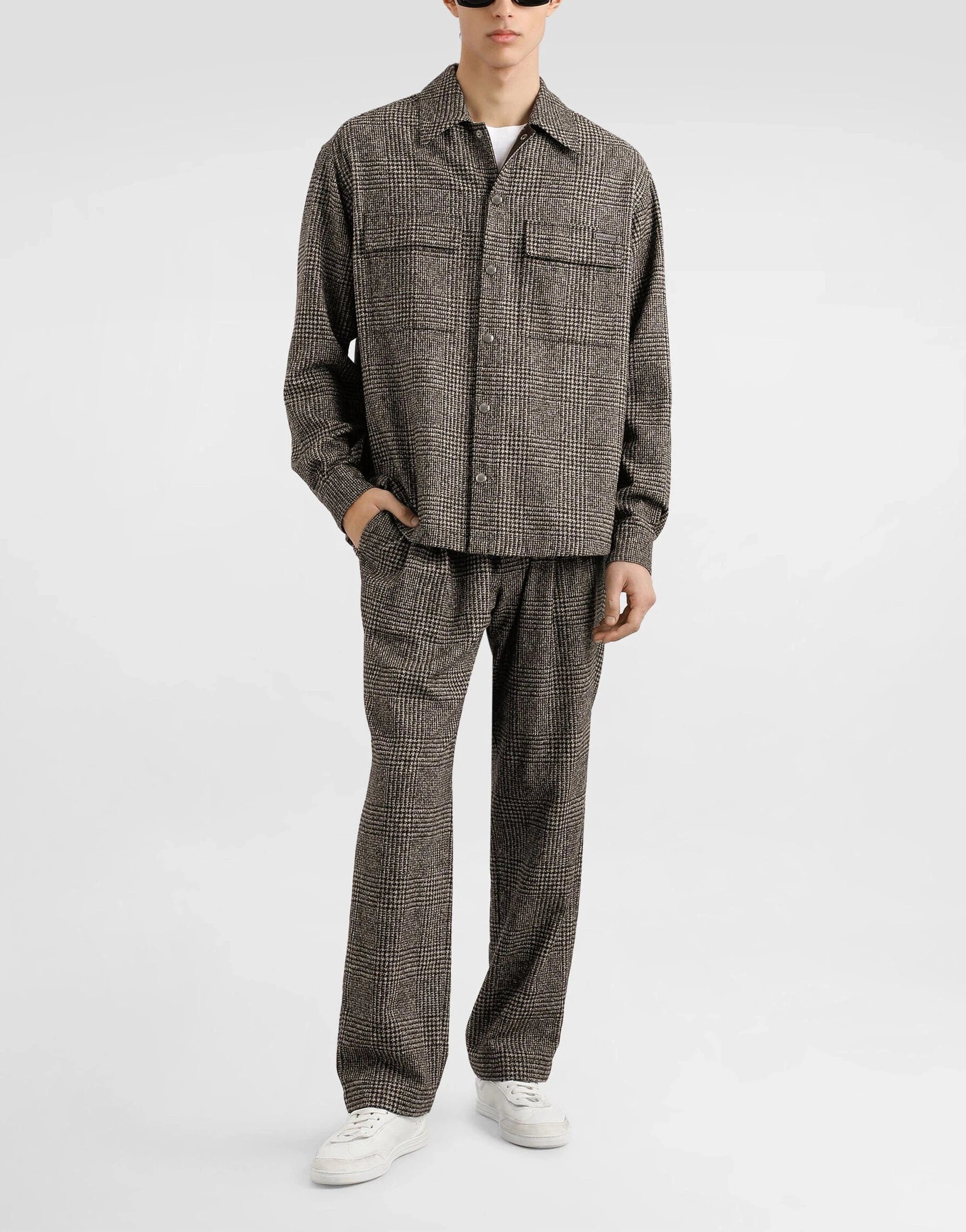 Dolce & Gabbana Glen Plaid Shirt