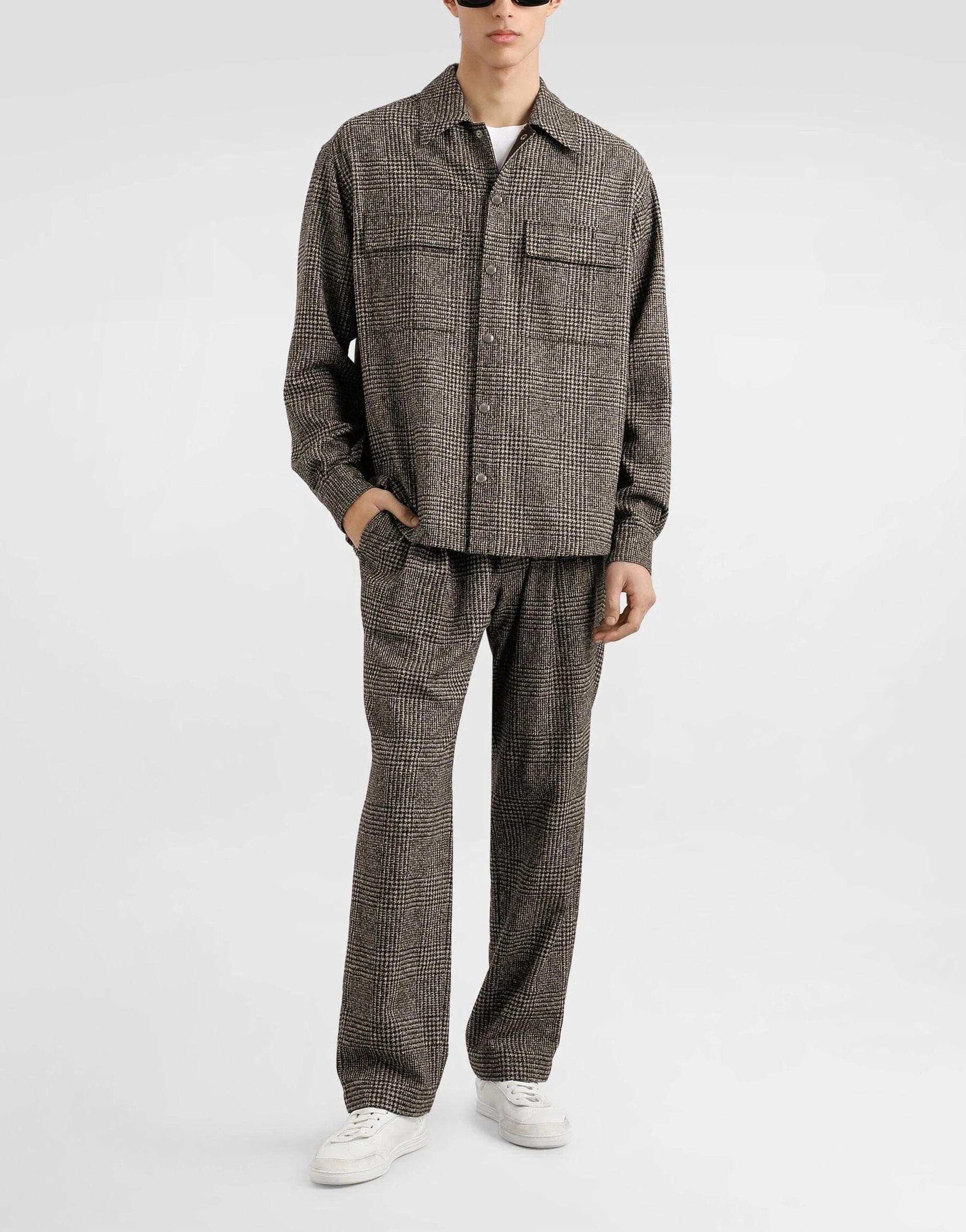 Dolce & Gabbana Glen Plaid Shirt