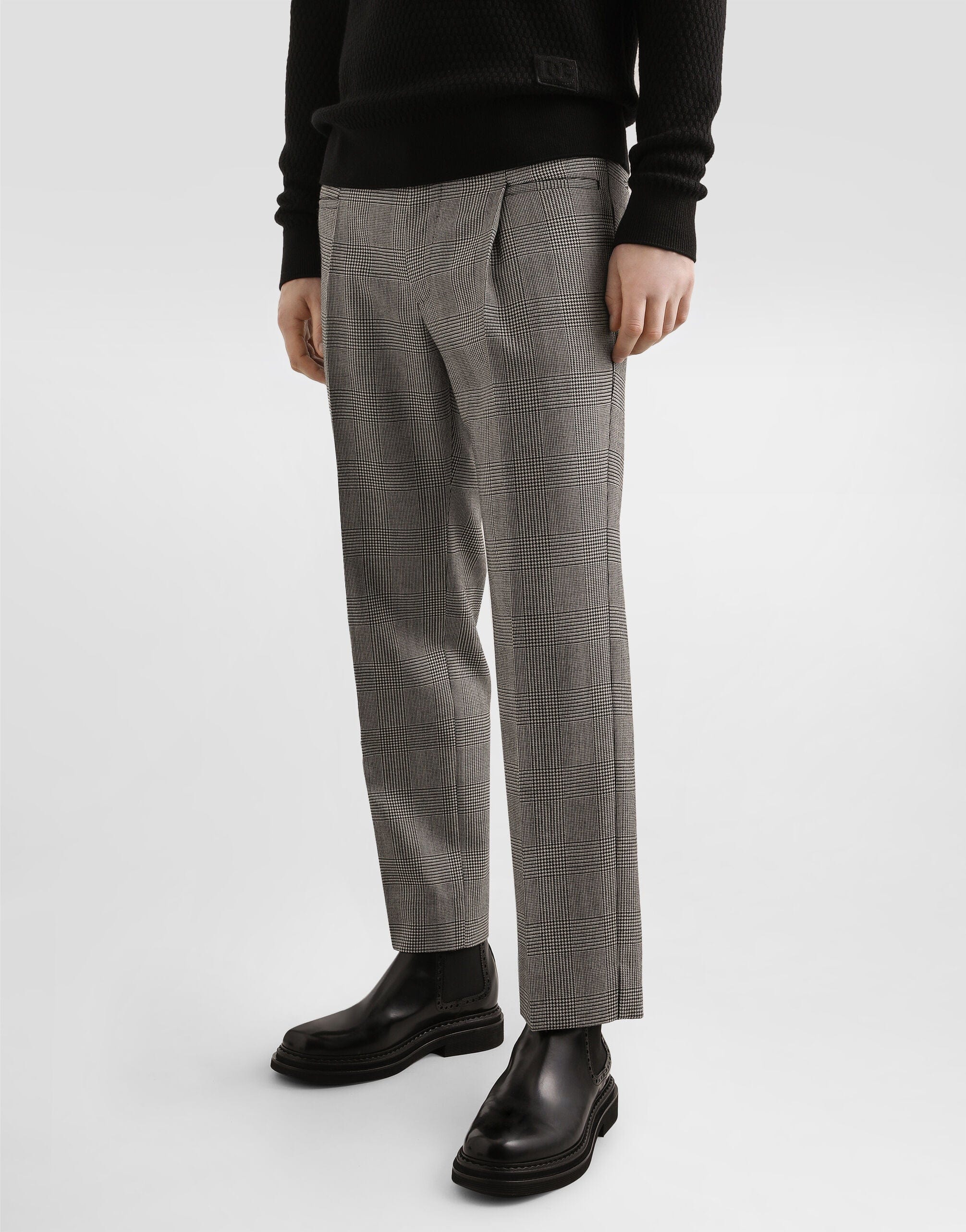 Dolce & Gabbana グレンチェック柄パンツ | Sendegaro JP