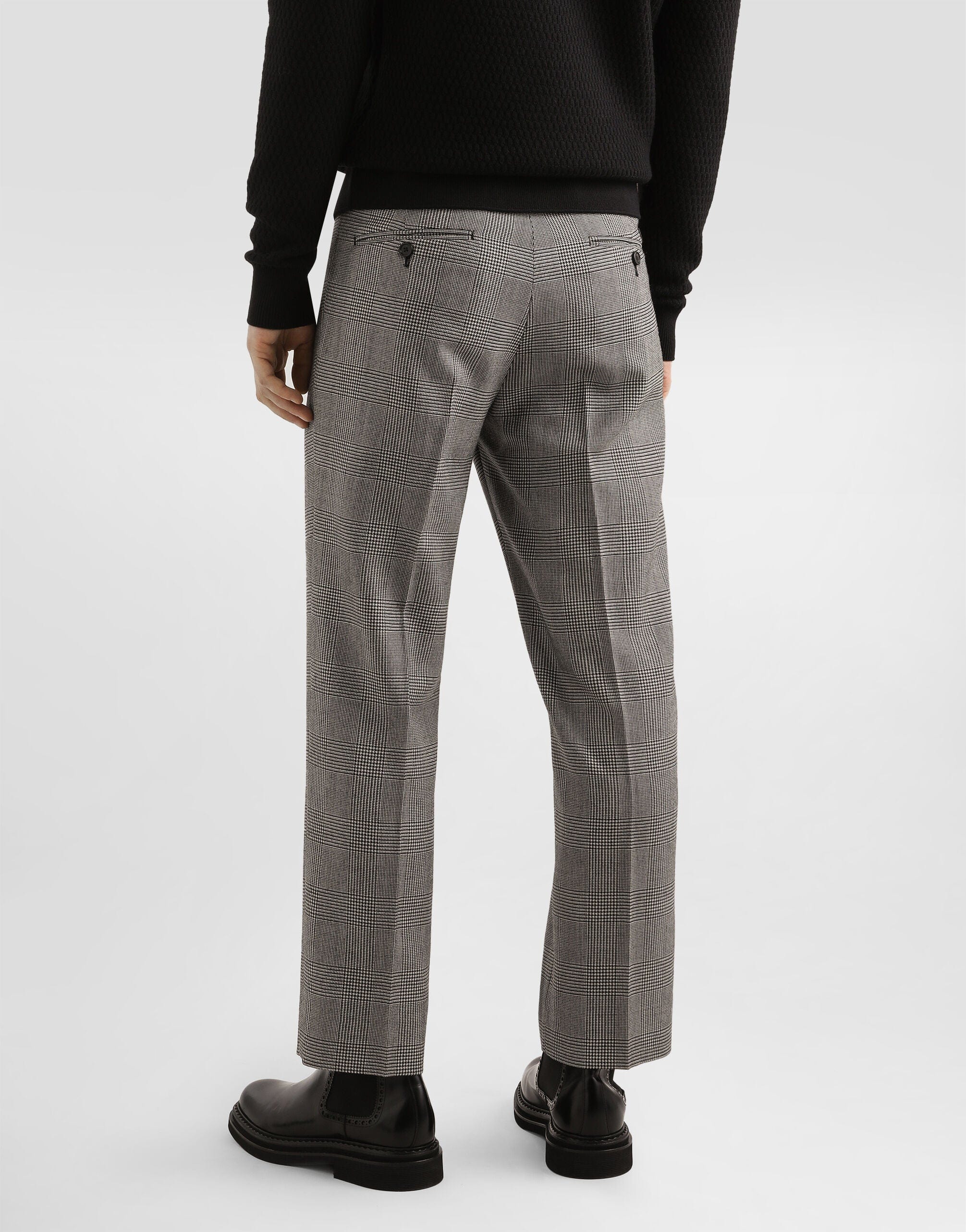 Dolce & Gabbana Glen Plaid Trousers