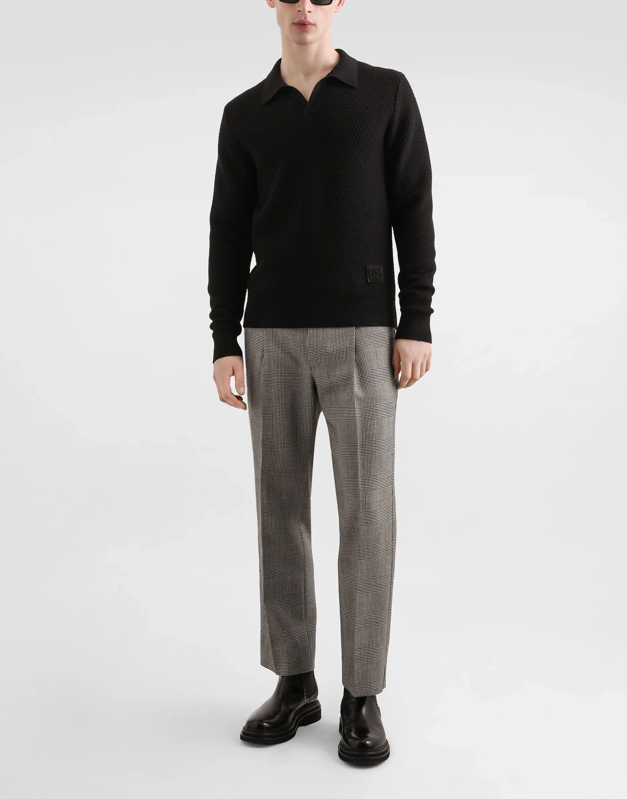 Dolce & Gabbana グレンチェック柄パンツ | Sendegaro JP