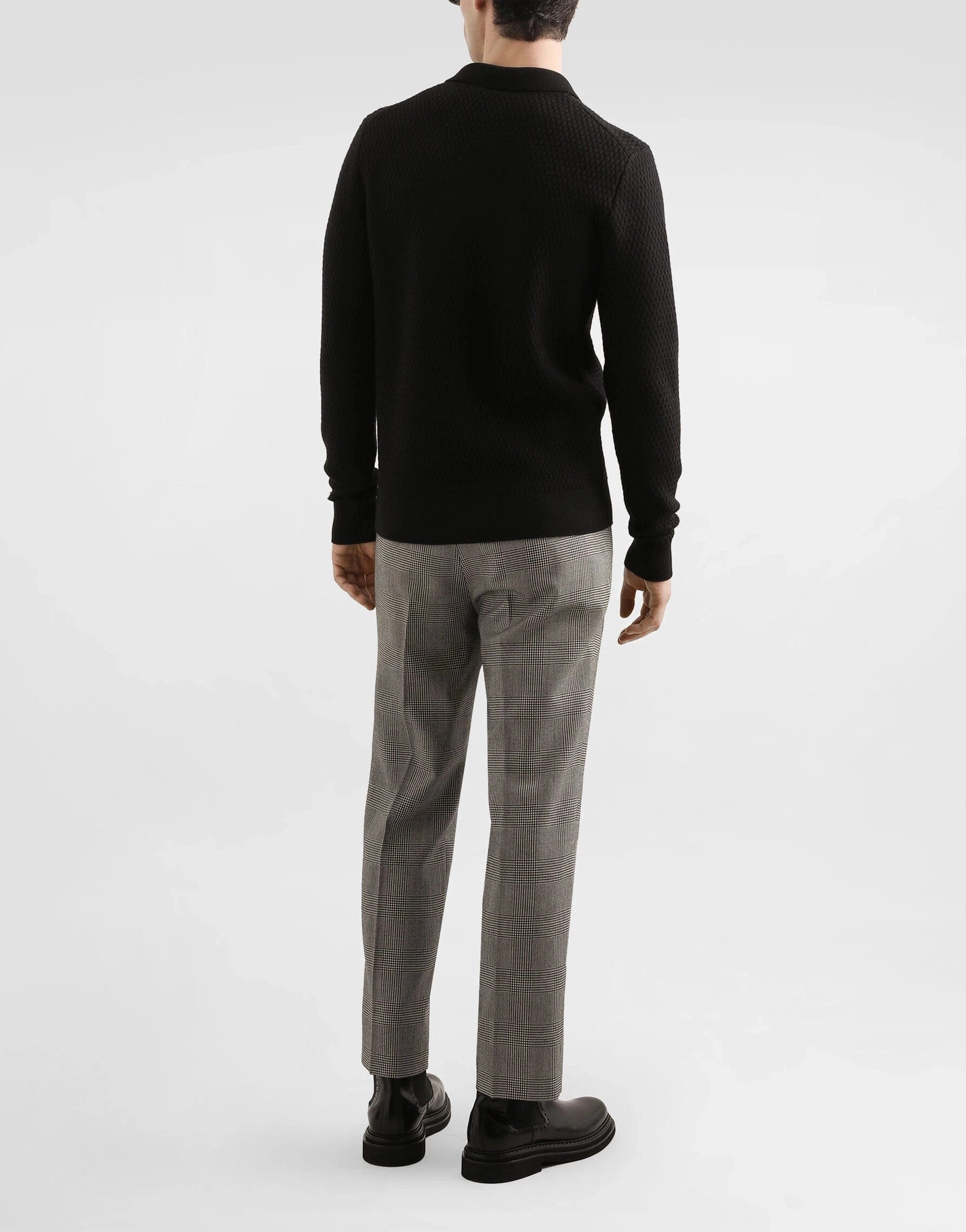 Dolce & Gabbana Glen Plaid Trousers