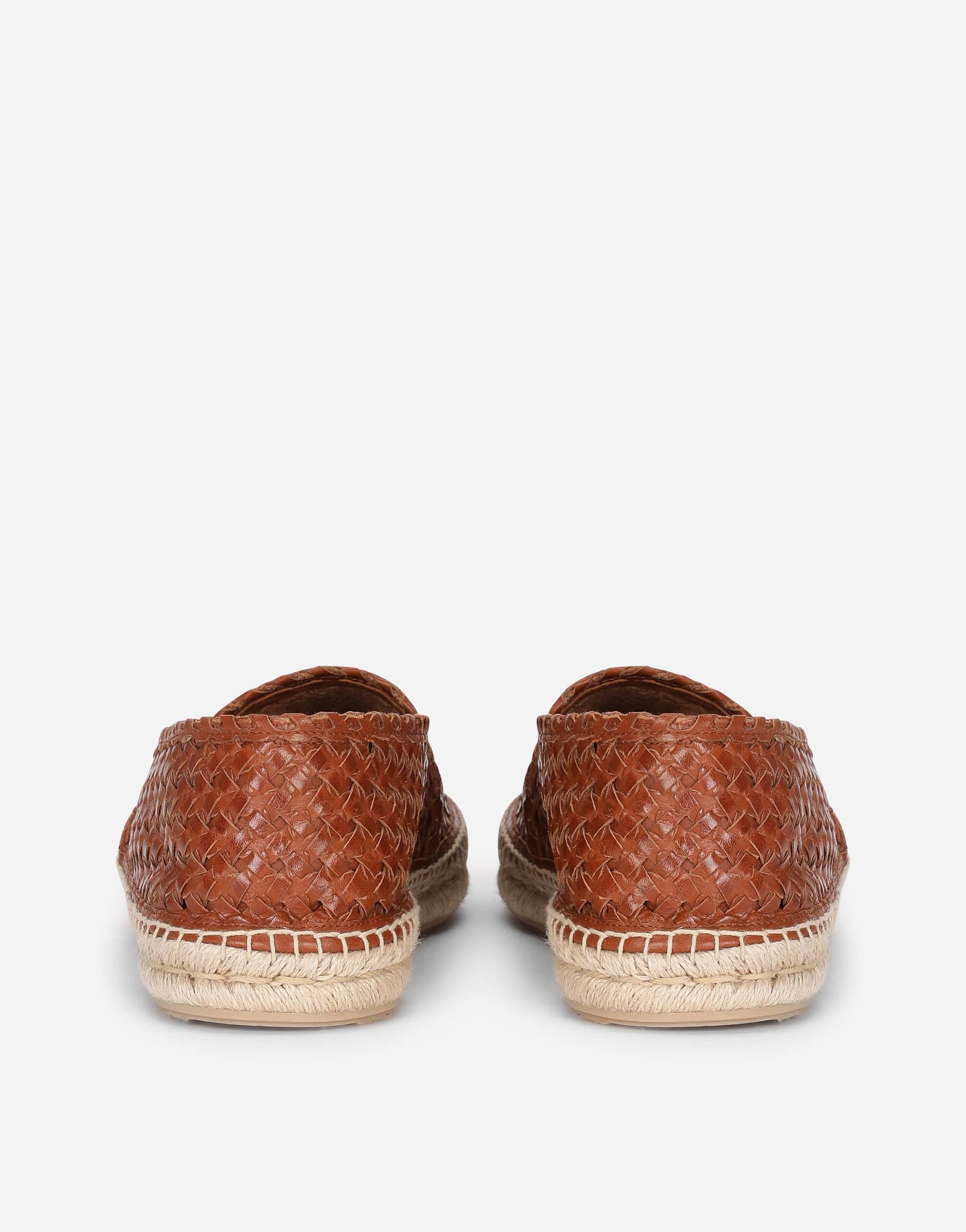 Dolce & Gabbana Goatskin Woven Espadrilles