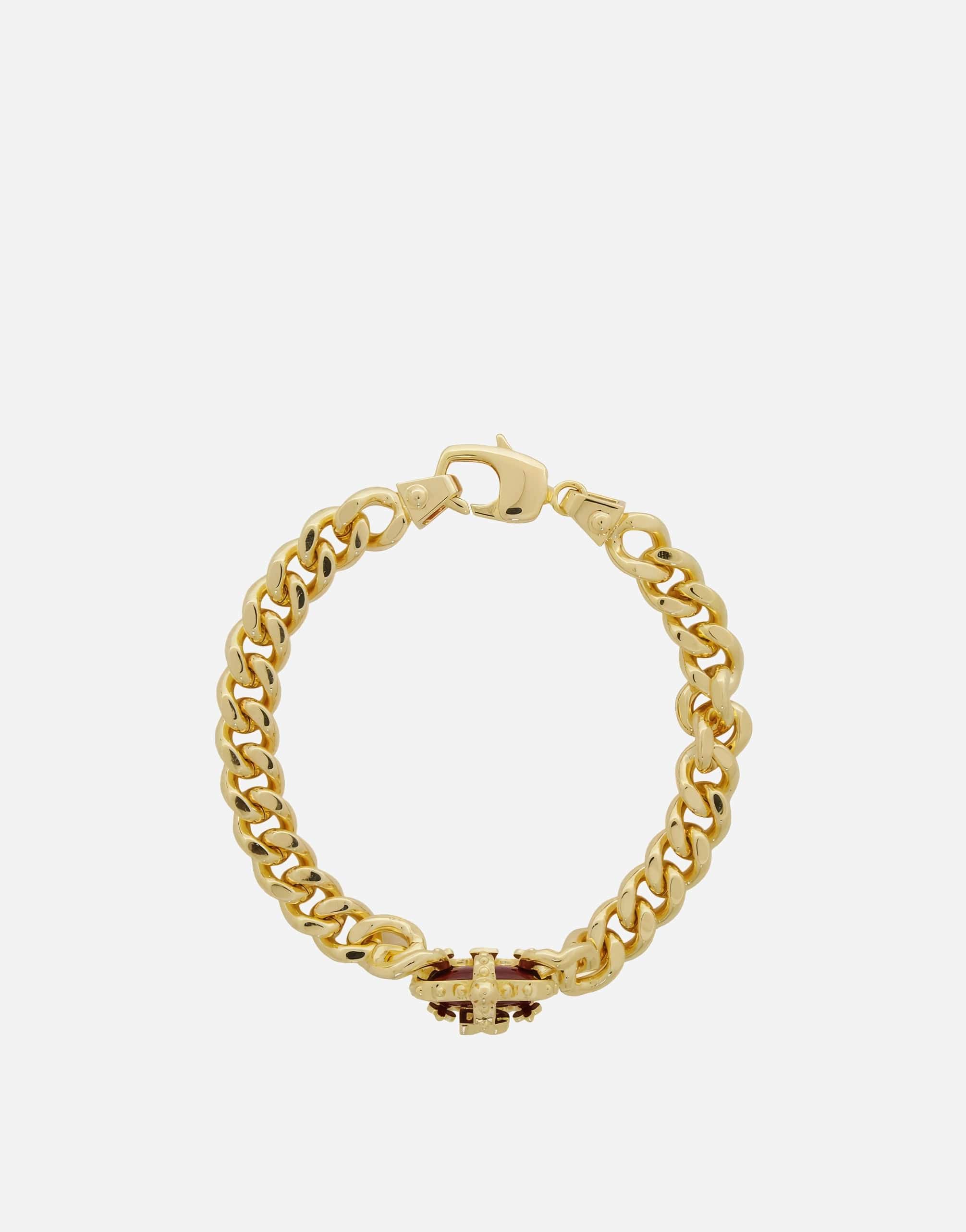 Dolce & Gabbana Gold Crown Chain Bracelet
