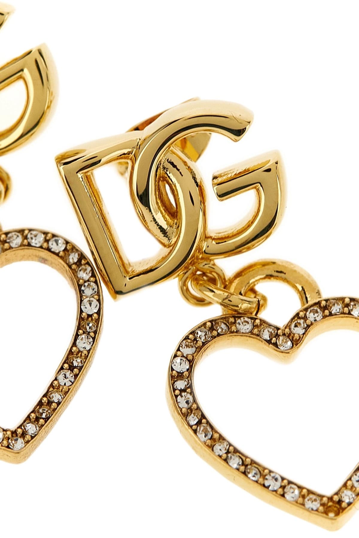 Dolce & Gabbana Dolce & Gabbana Gold Sweetheart Pendant Earrings
