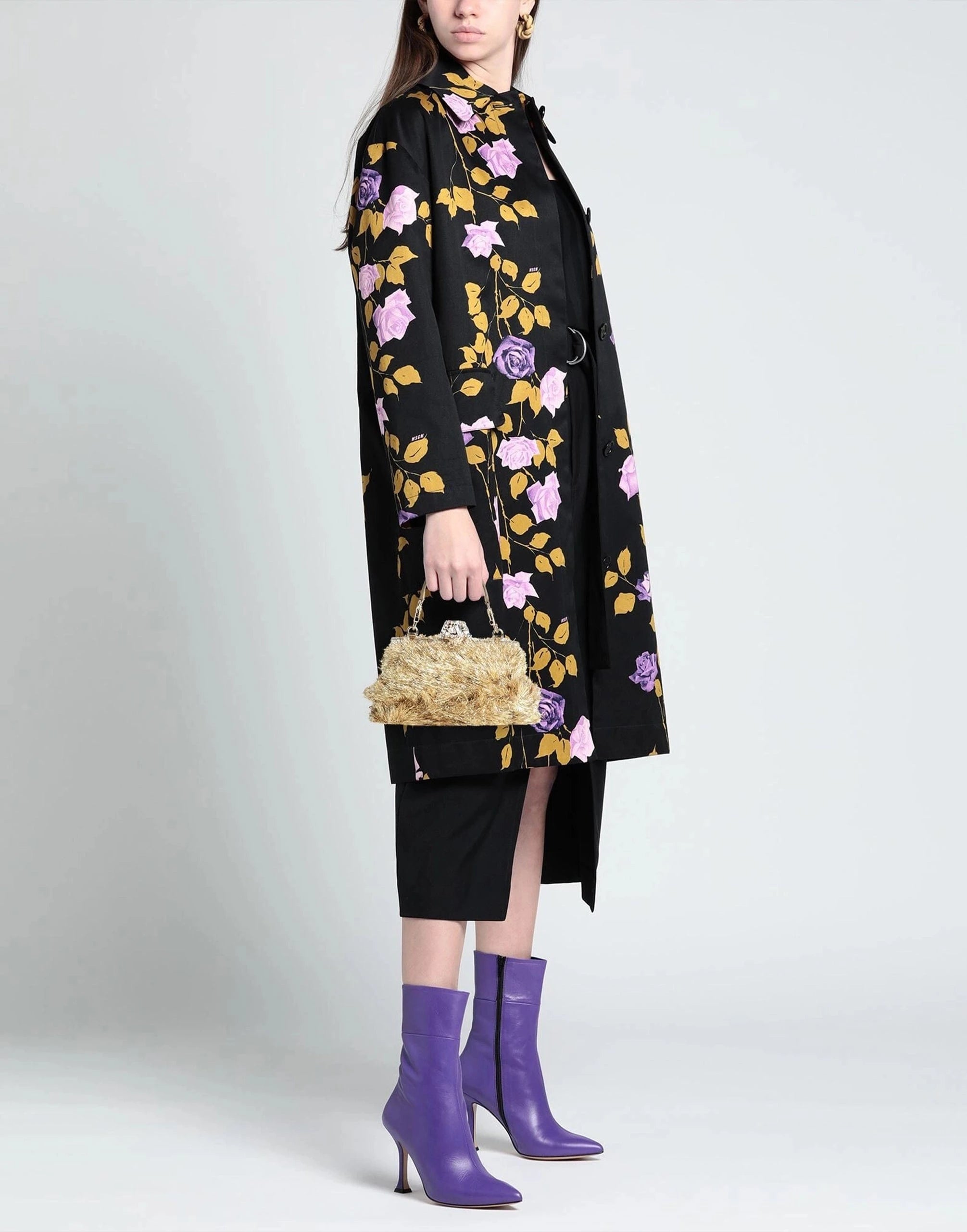 Dolce & Gabbana Gold Vanda Clutch Bag | Sendegaro JP