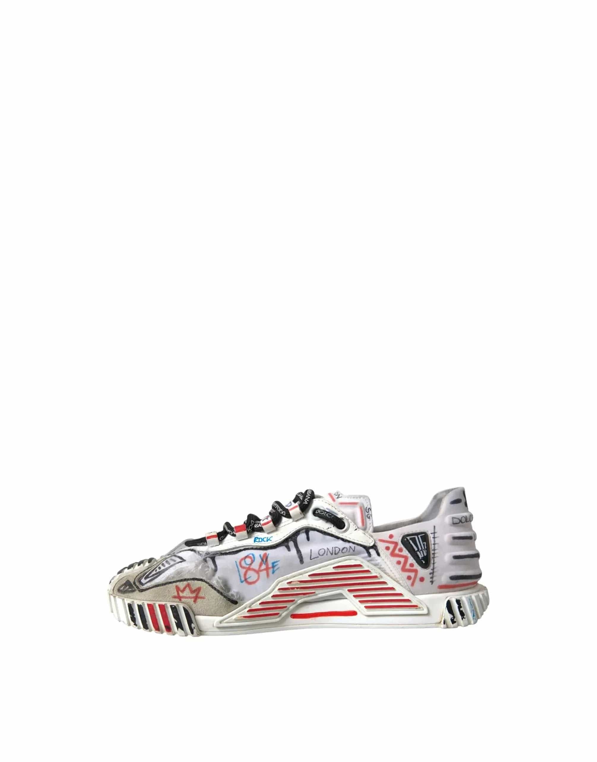 Dolce & Gabbana Graffiti Logo Print NS1 Sneakers