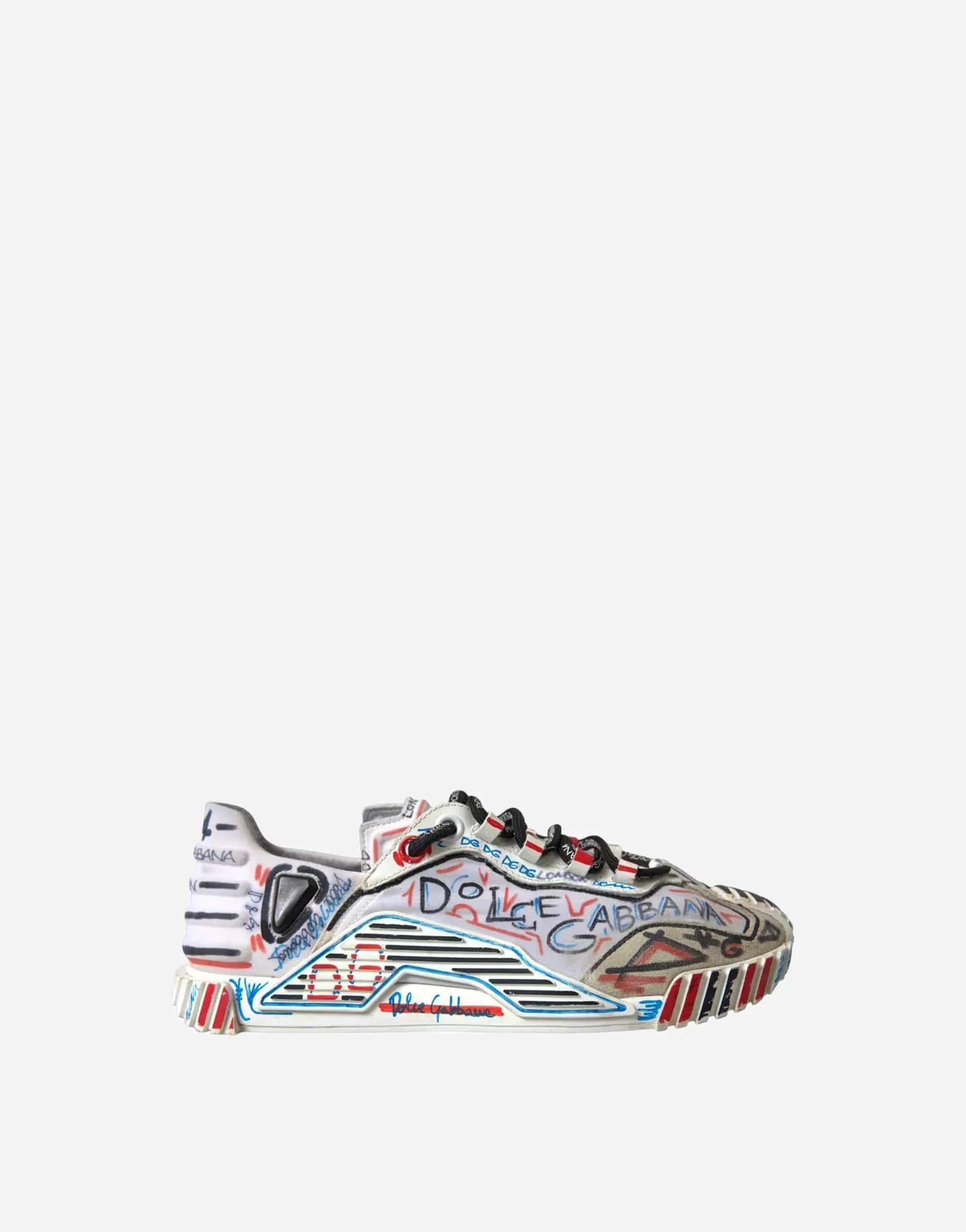 Dolce & Gabbana Graffiti Logo Print NS1 Sneakers