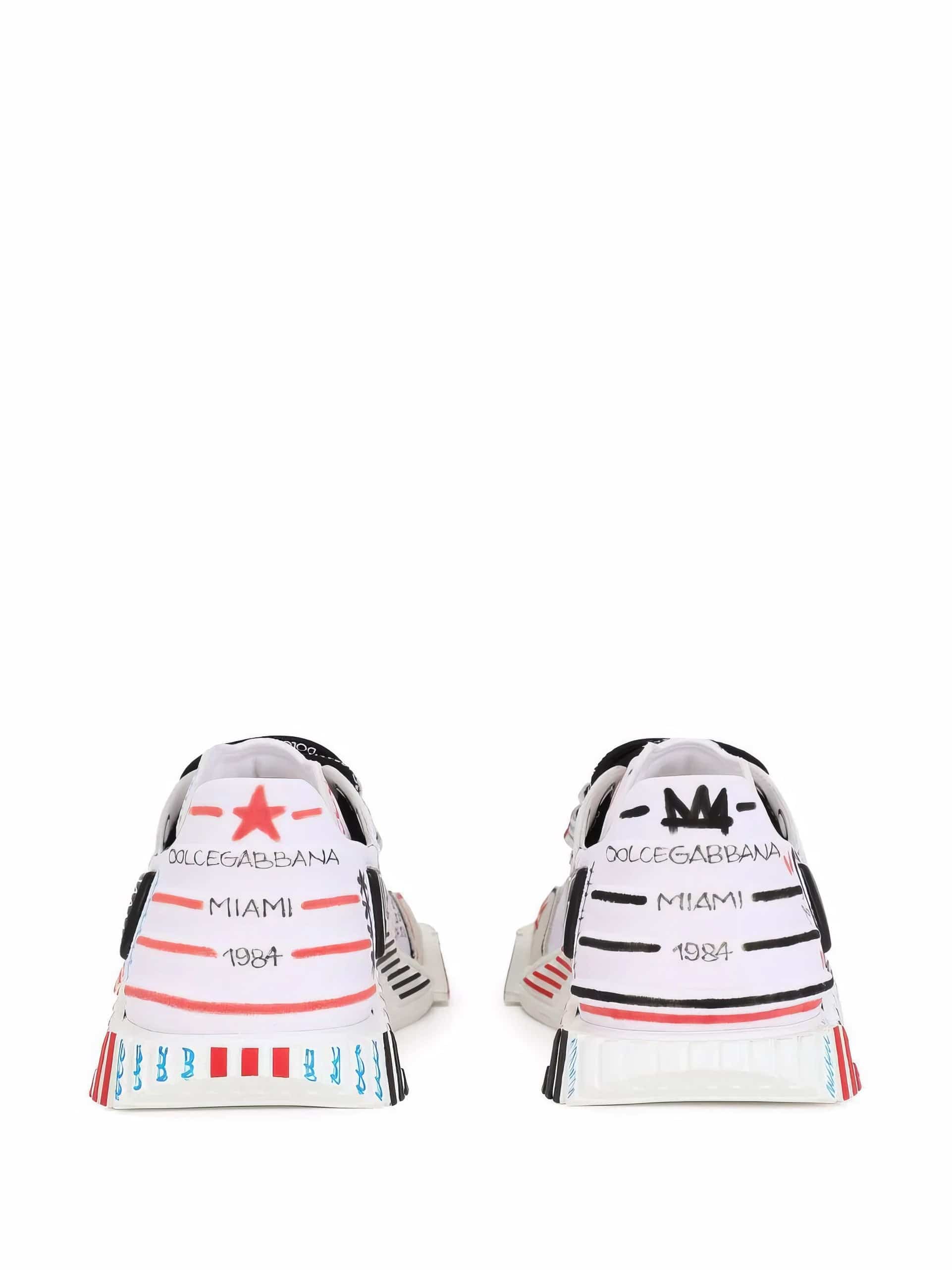 Dolce & Gabbana Graffiti Logo-Print NS1 Sneakers