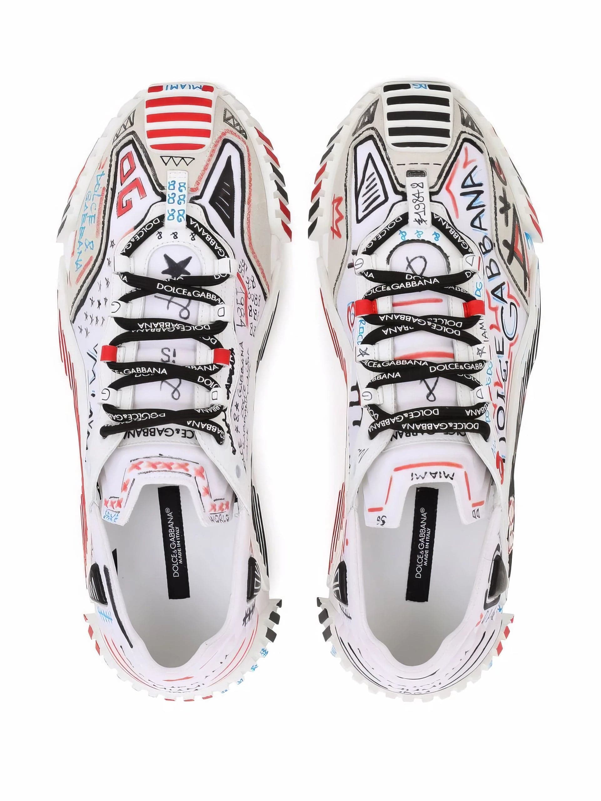 Dolce & Gabbana Graffiti Logo-Print NS1 Sneakers