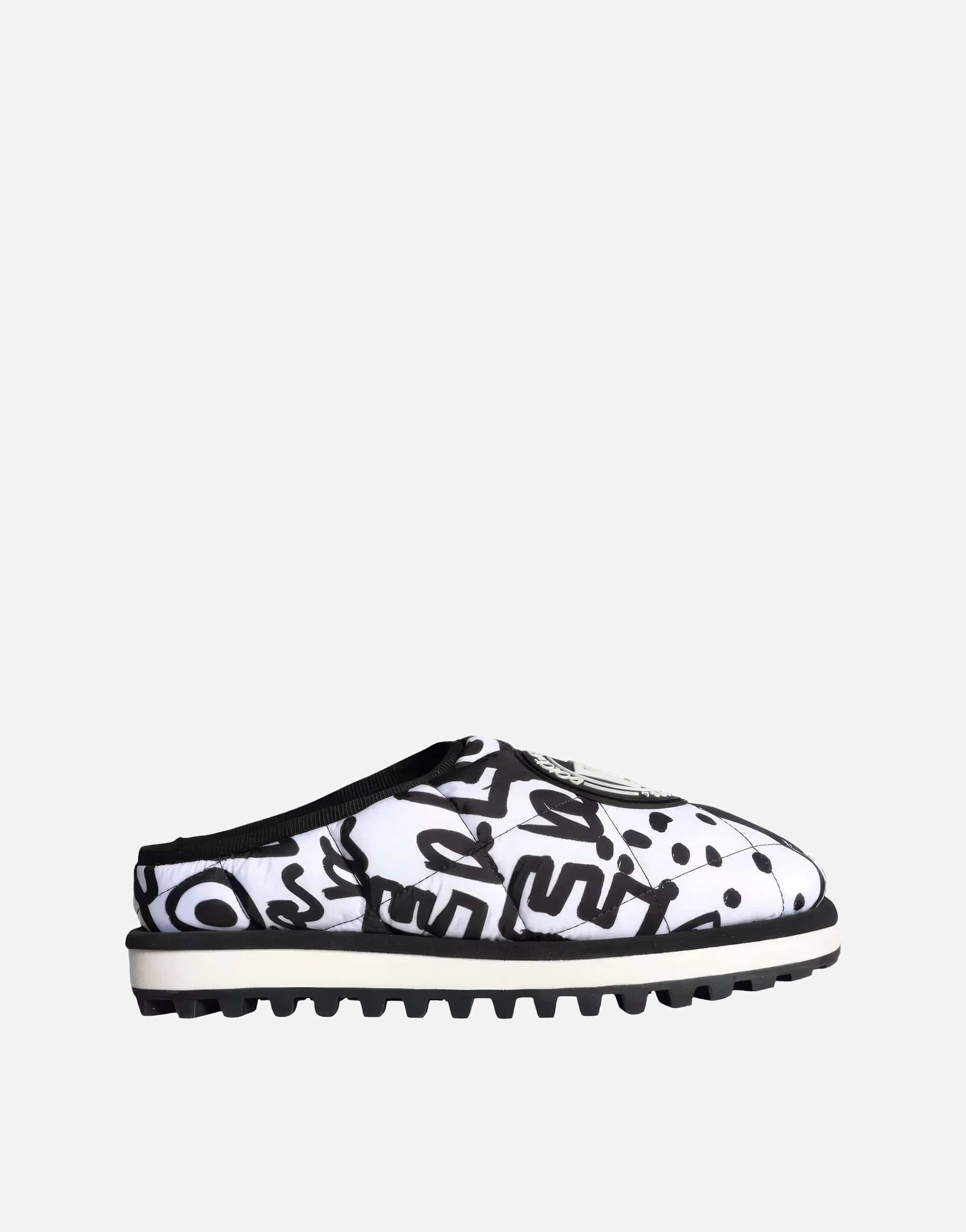 Dolce & Gabbana Graffiti Print Logo Slides