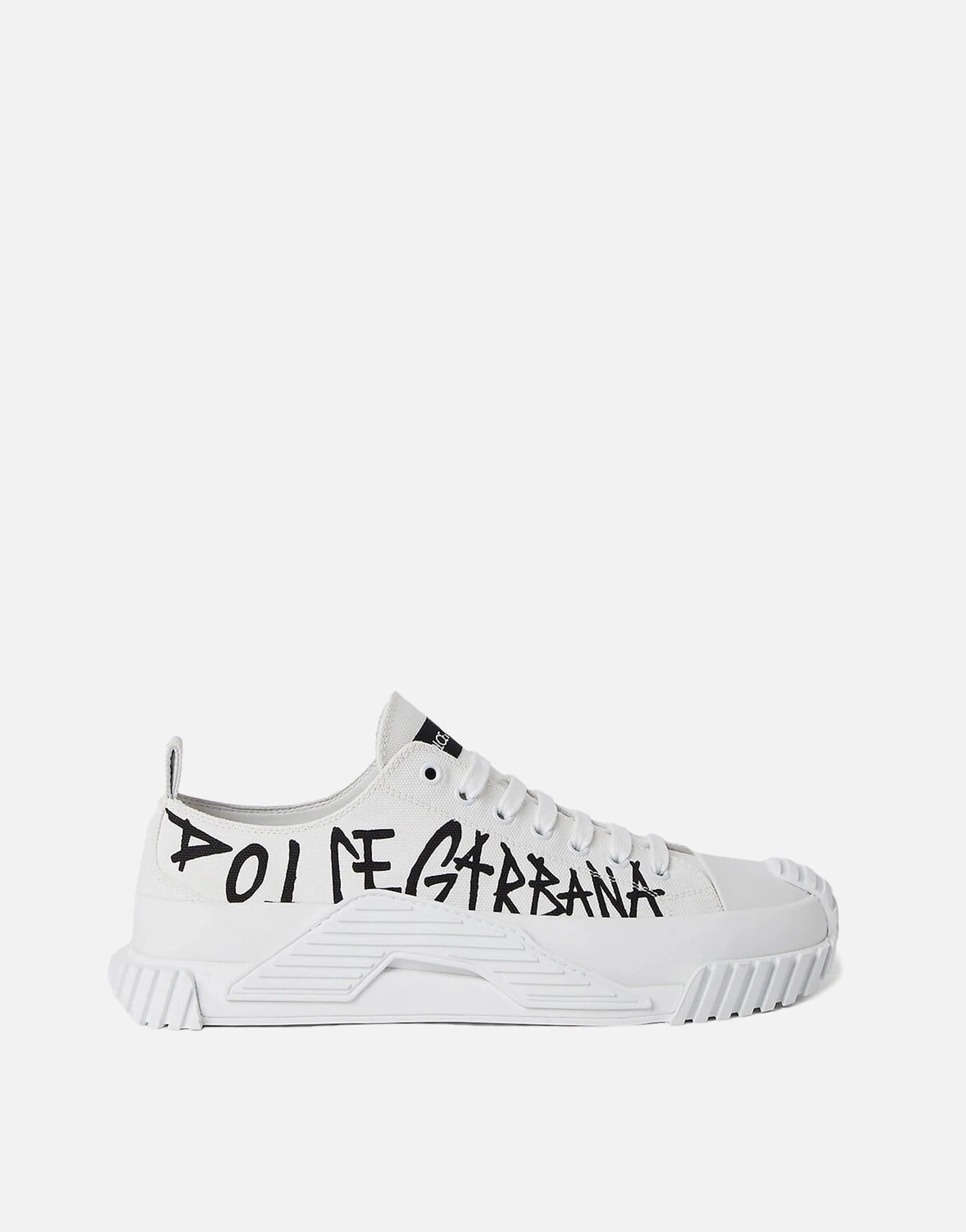 Dolce & Gabbana Graffiti-Print Low-Top Sneakers