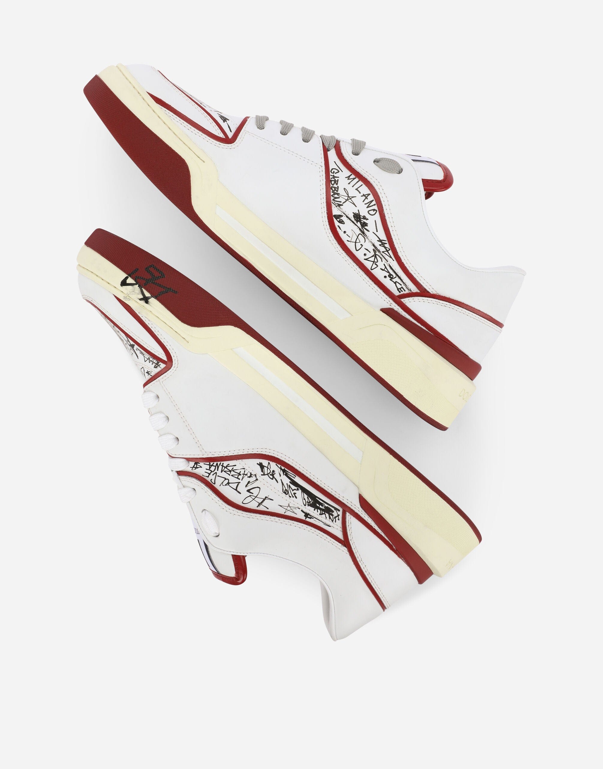 Dolce & Gabbana Graffiti-Print New Roma Sneakers