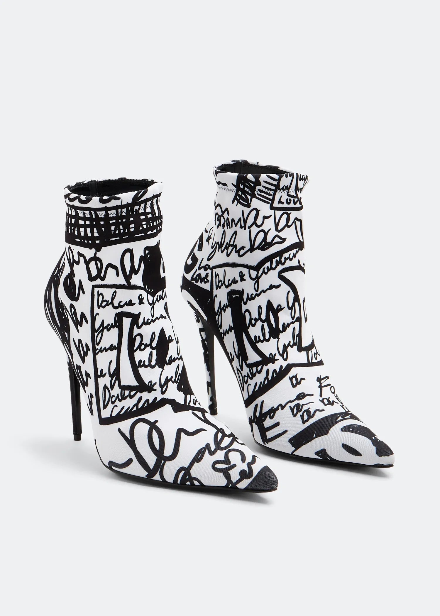 Dolce & Gabbana Dolce & Gabbana Graffiti-Print Pumps