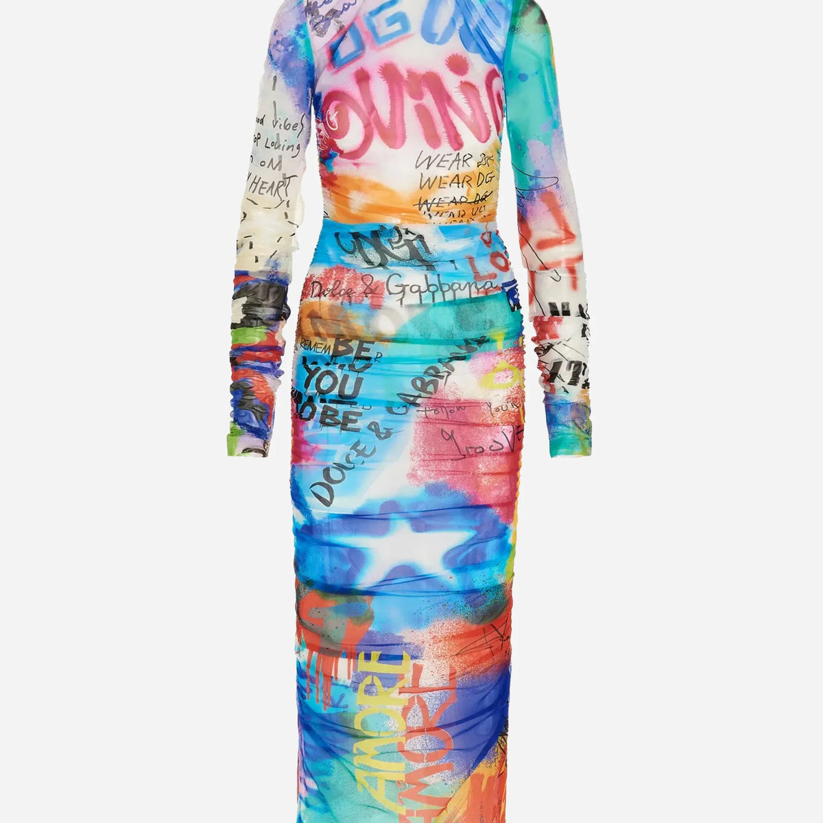 long maxi dresses bodycon Stay Fancy Graffiti Splash Women's Racerback Dress main image 0