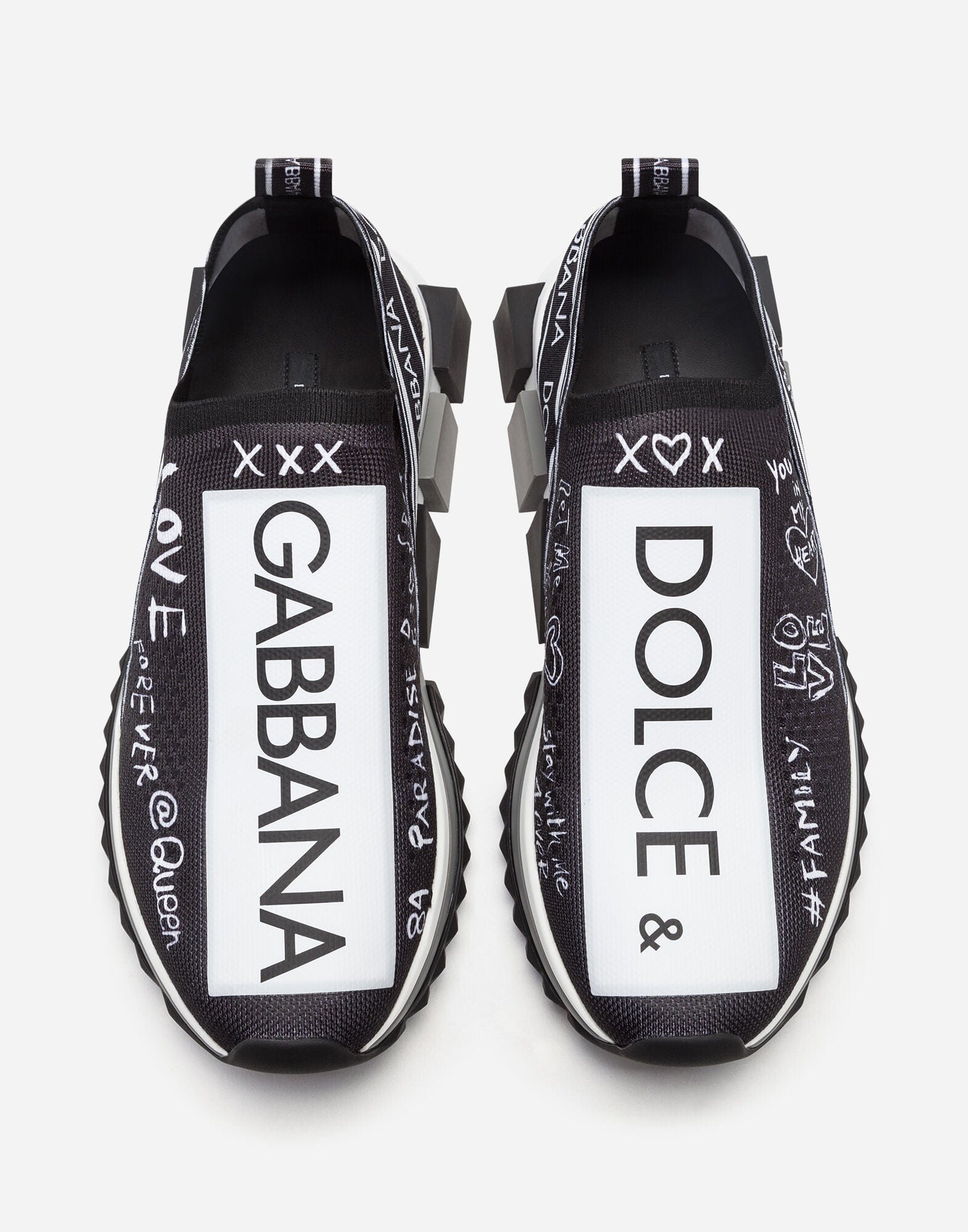 Dolce & fashion gabbana sorrento printed sneakers