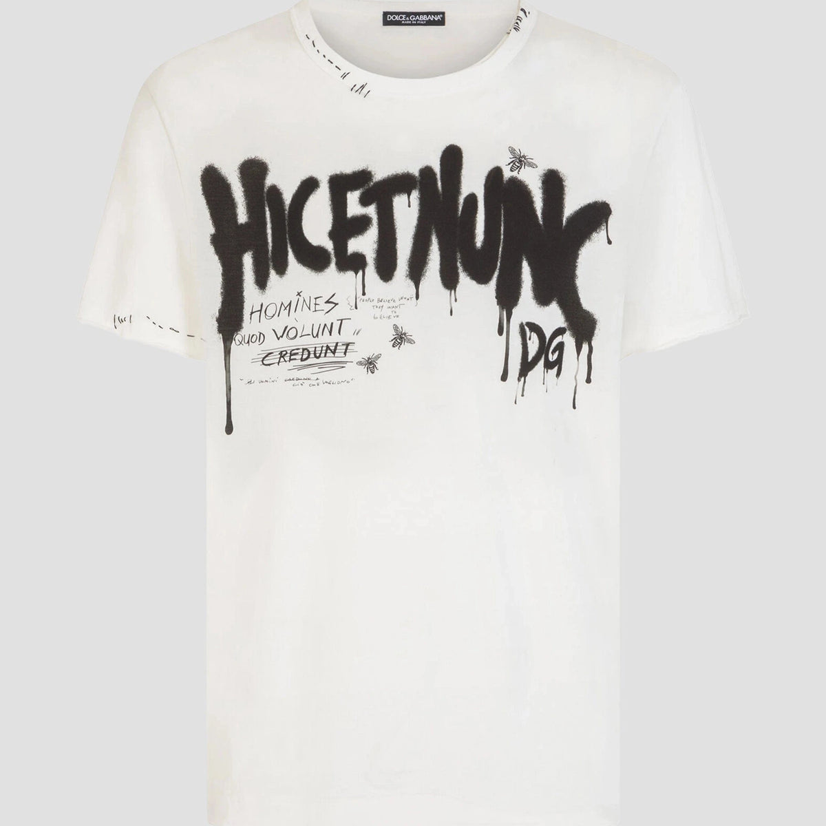 Dolce & Gabbana Graffiti Print T-Shirt | Sendegaro Dolce & Gabbana Graffiti Print T-Shirt | Sendegaro