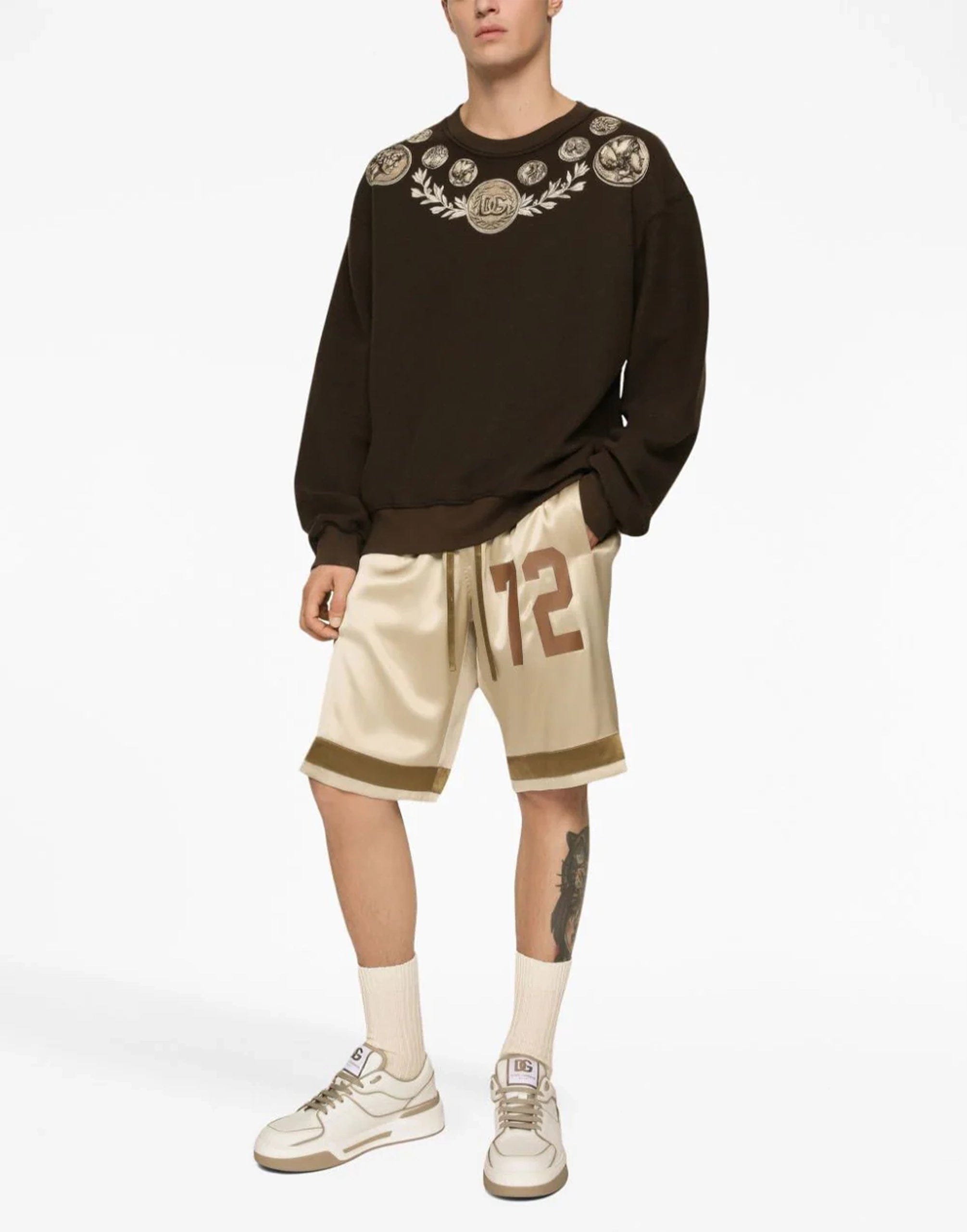 Dolce & Gabbana Graphic-Print Cotton Sweatshirt