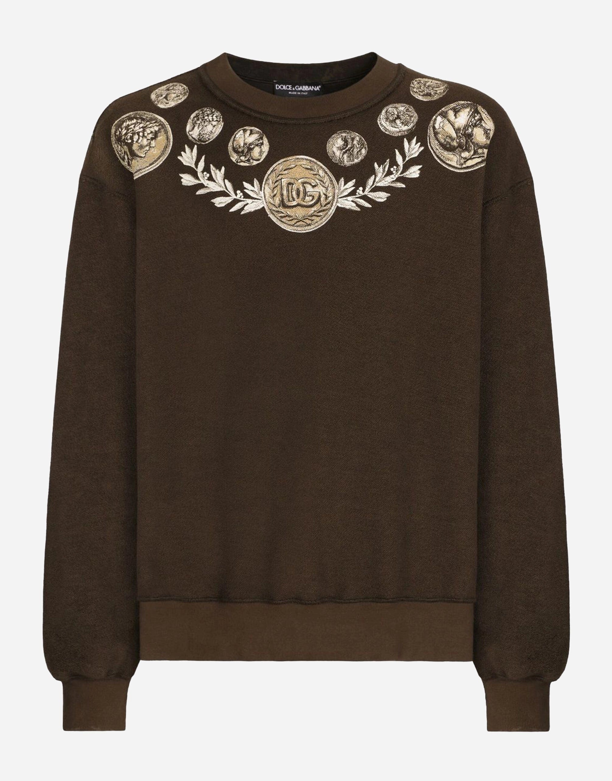 Dolce & Gabbana Graphic-Print Cotton Sweatshirt