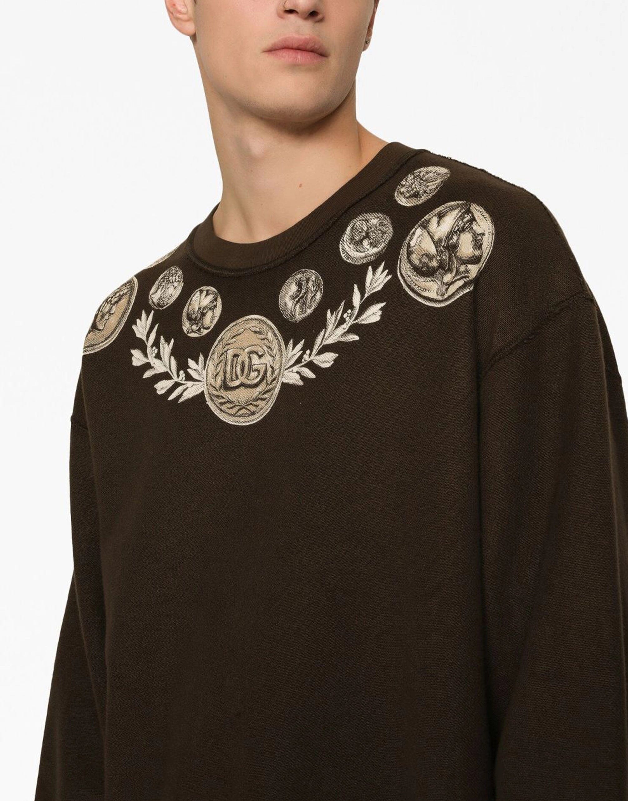 Dolce & Gabbana Graphic-Print Cotton Sweatshirt