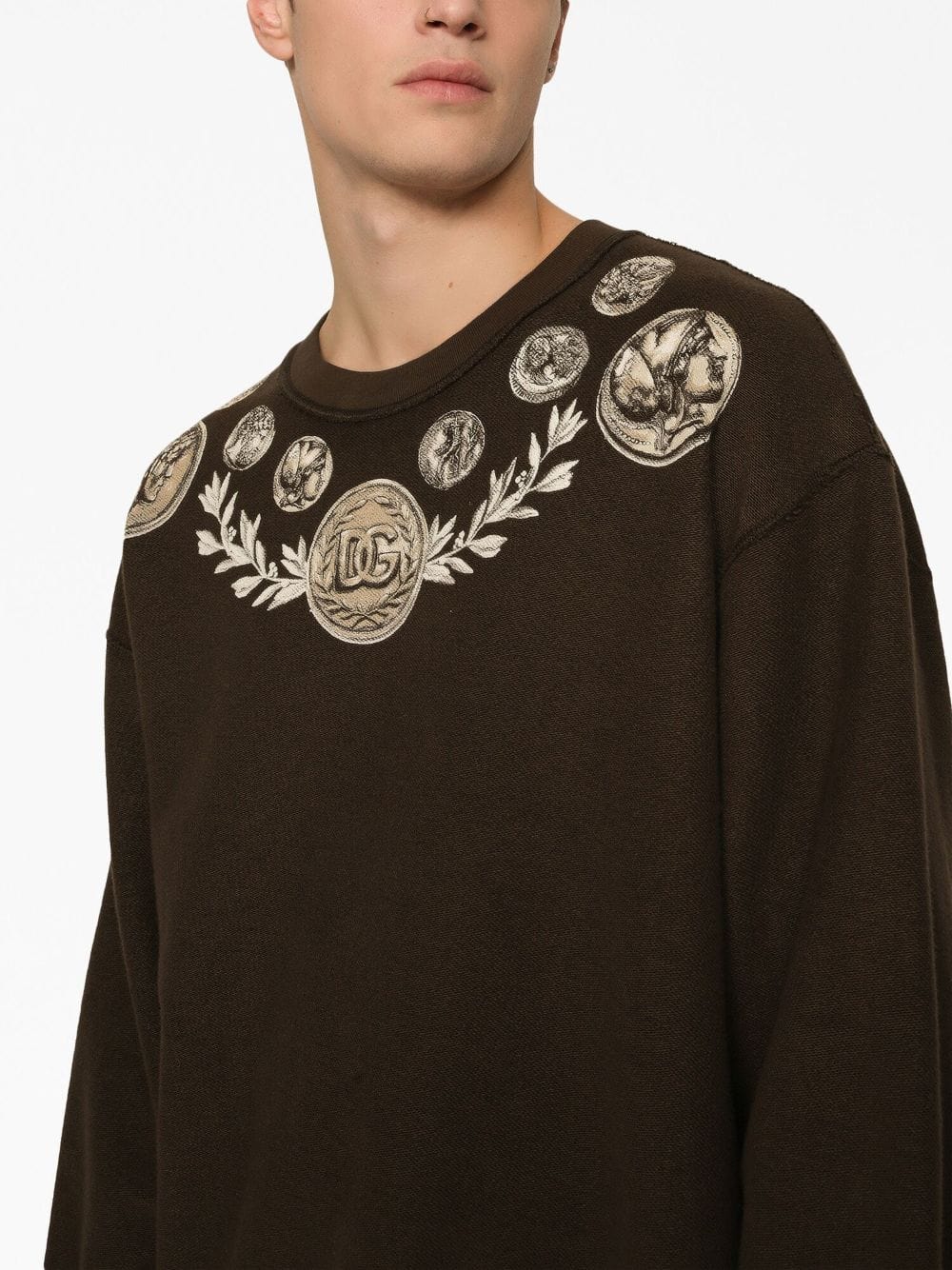 Dolce & Gabbana Graphic-Print Cotton Sweatshirt