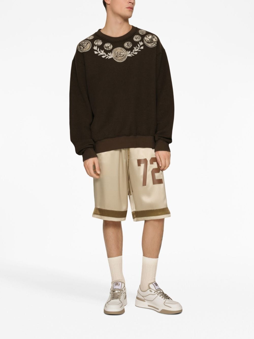 Dolce & Gabbana Graphic-Print Cotton Sweatshirt