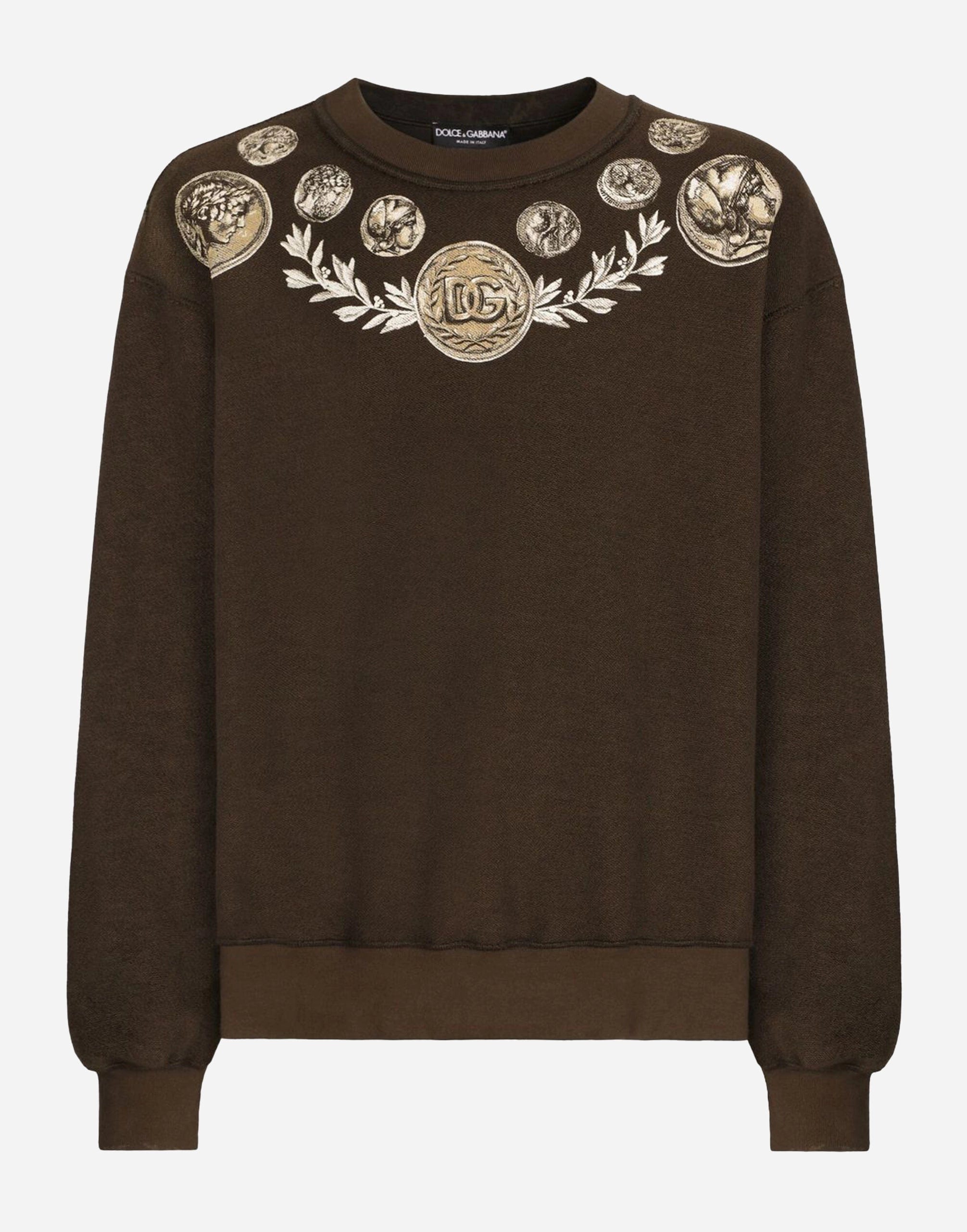 Dolce & Gabbana Graphic-Print Cotton Sweatshirt