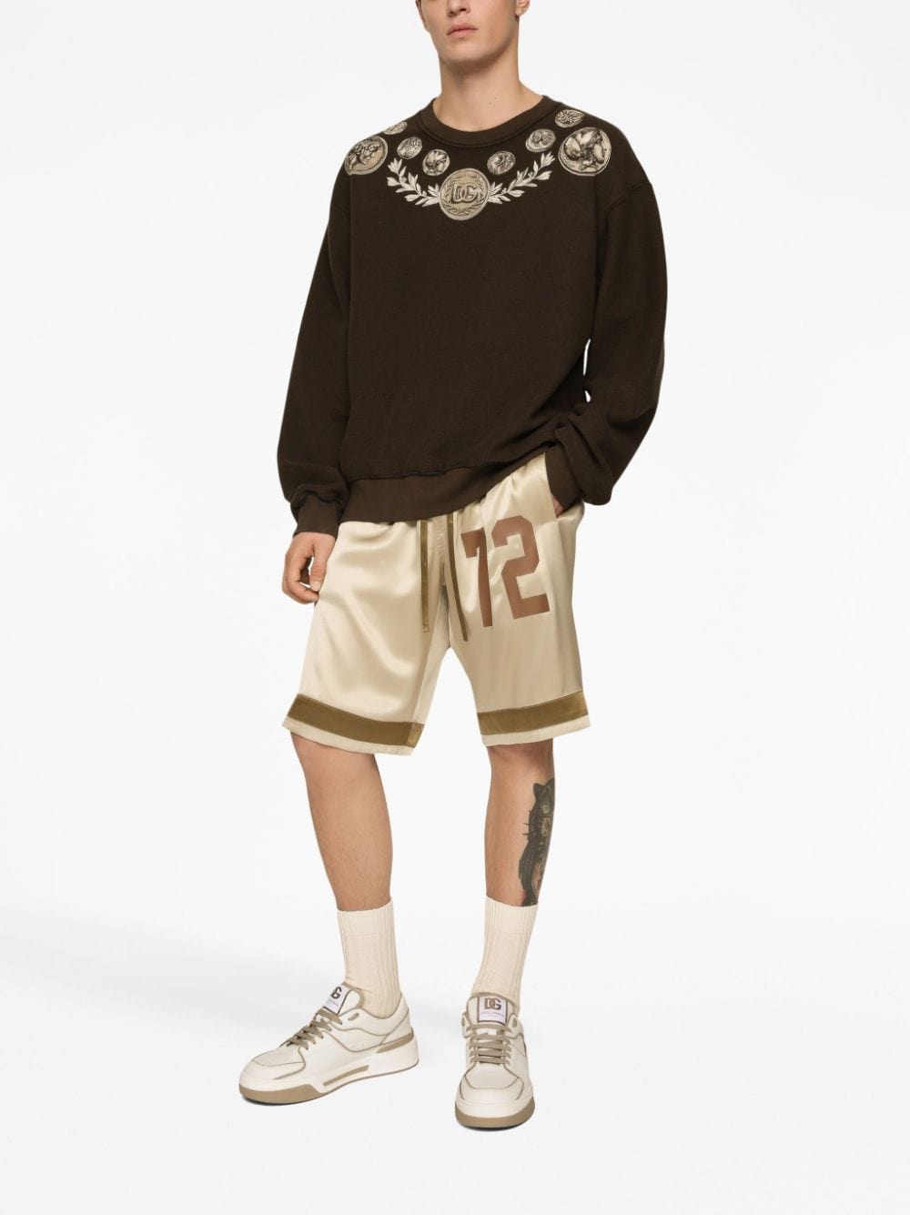 Dolce & Gabbana Graphic-Print Cotton Sweatshirt