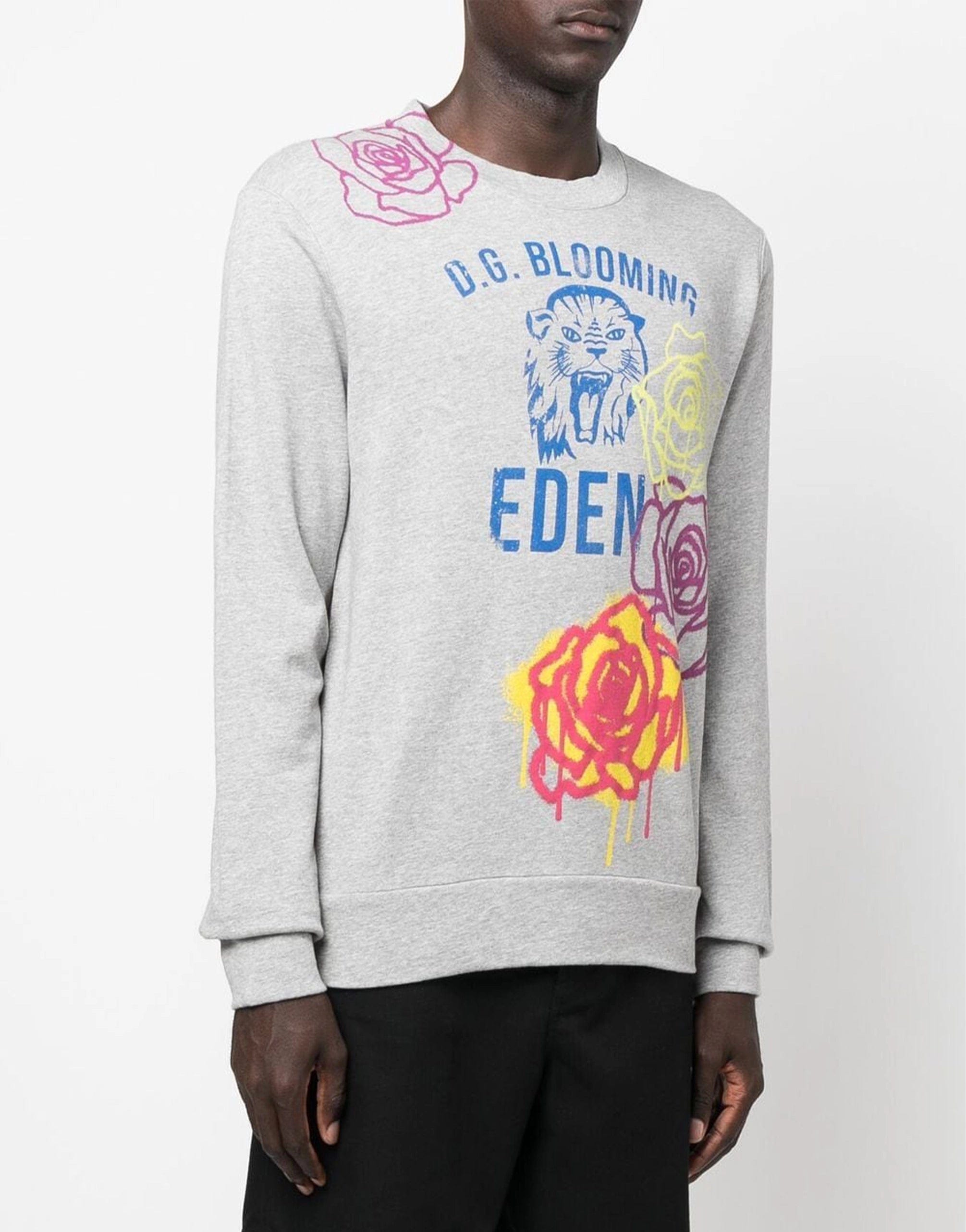 Dolce & Gabbana Graphic-Print Long-Sleeve Sweatshirt