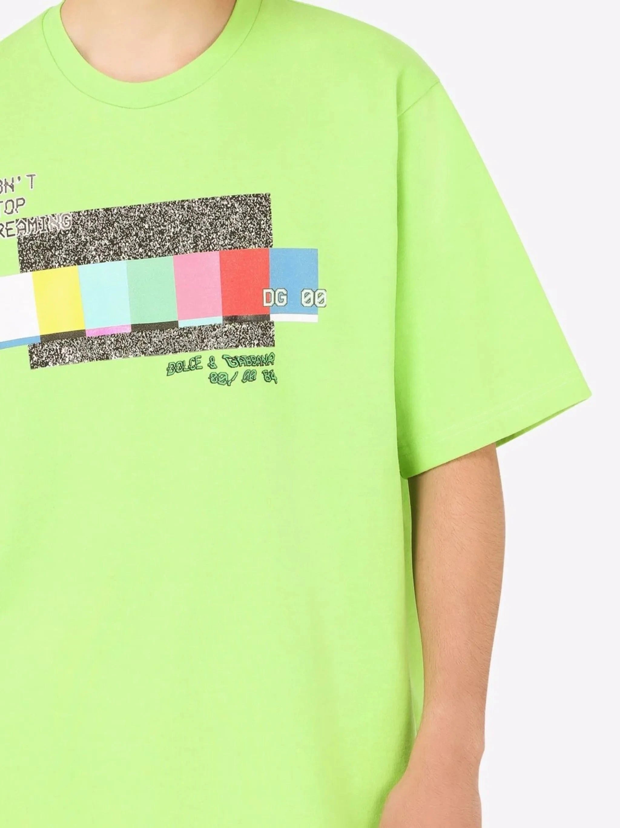 Dolce & Gabbana Graphic-Print Short-Sleeve T-Shirt