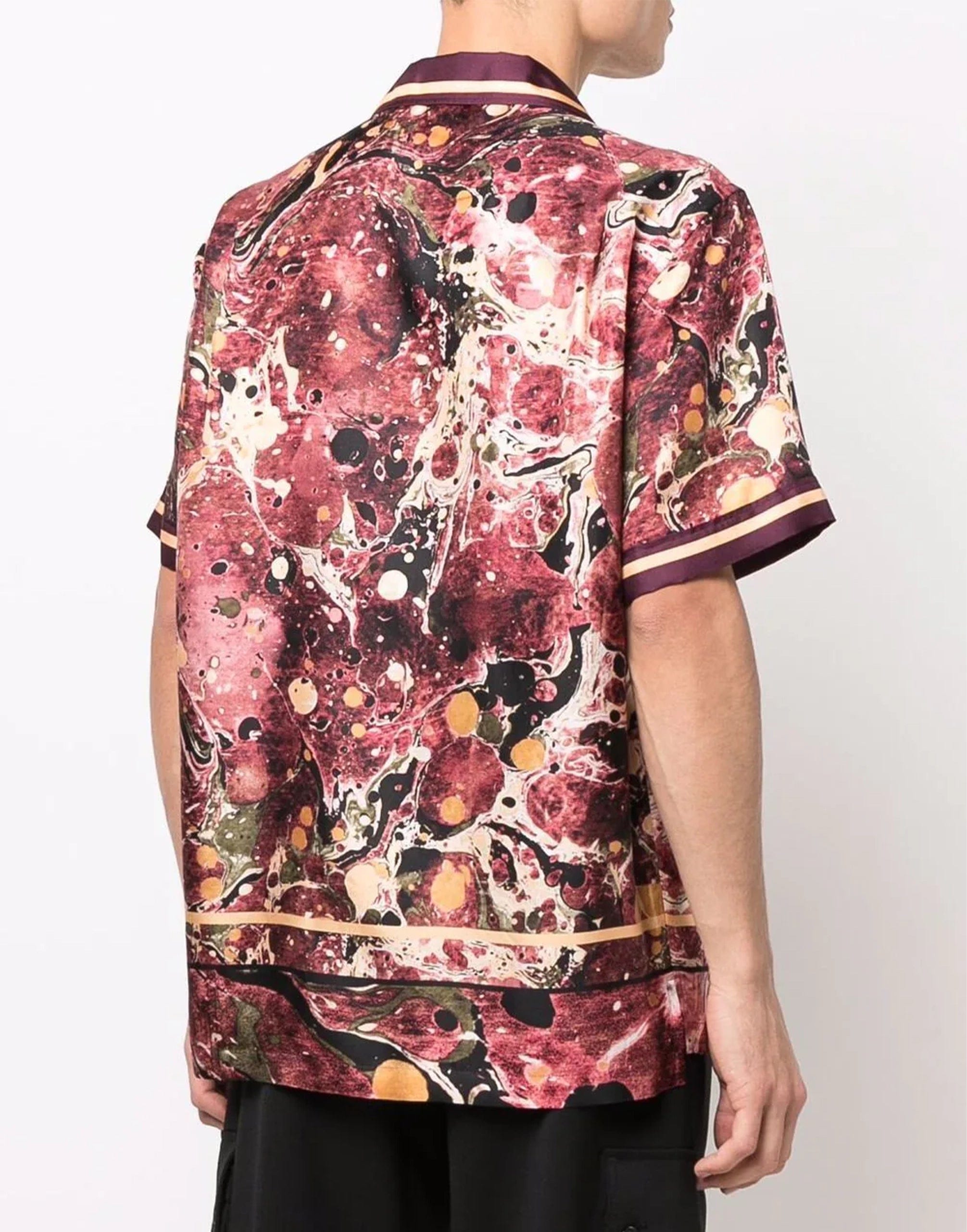 Dolce & Gabbana Graphic-Print Silk Shirt