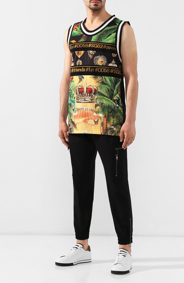 Dolce & Gabbana Graphic-Print Tank Top