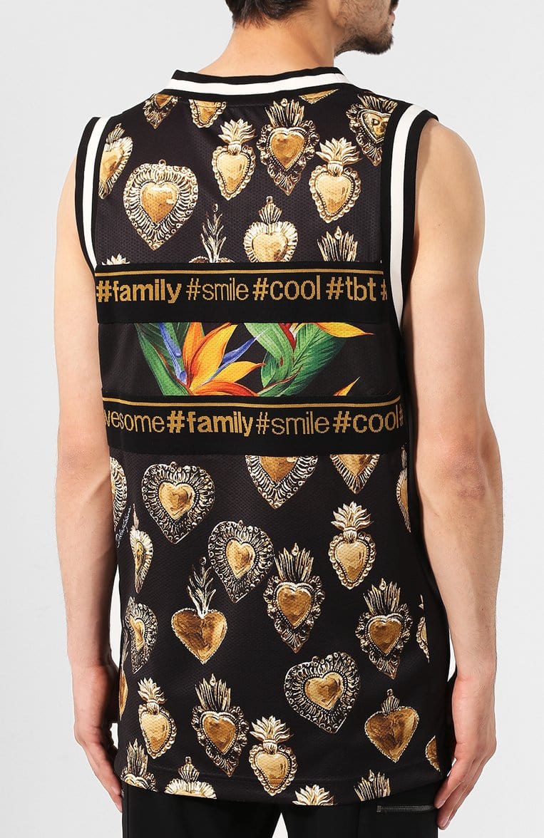 Dolce & Gabbana Graphic-Print Tank Top