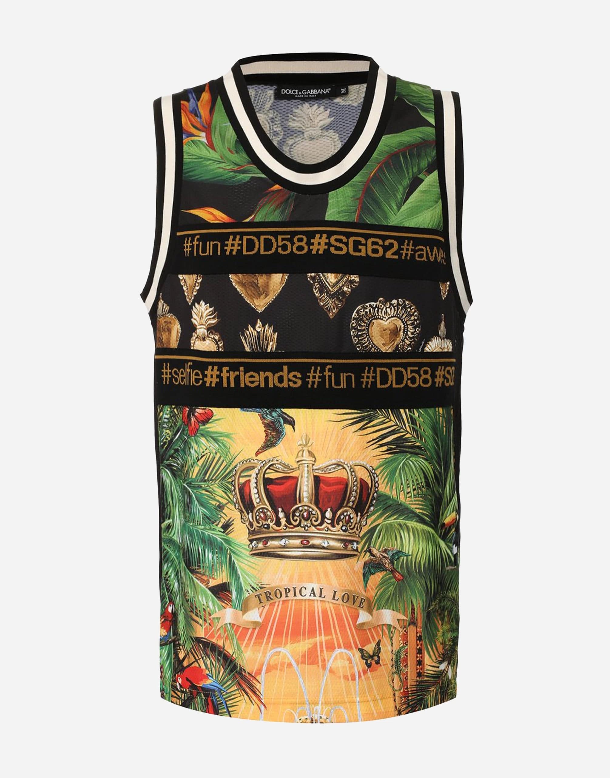 Dolce & Gabbana Graphic-Print Tank Top