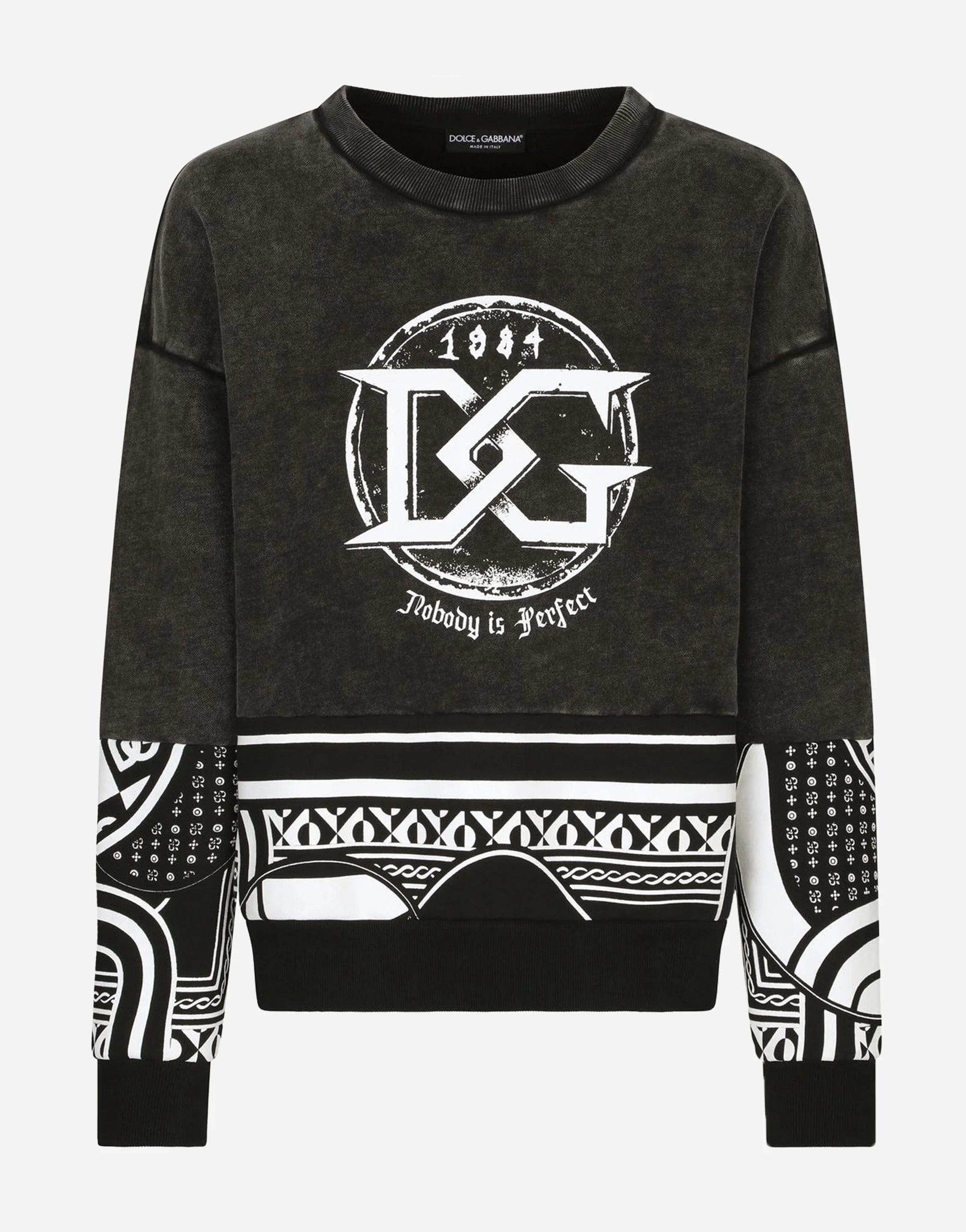 Dolce & Gabbana Graphic-Print With Logo Sweatshirt