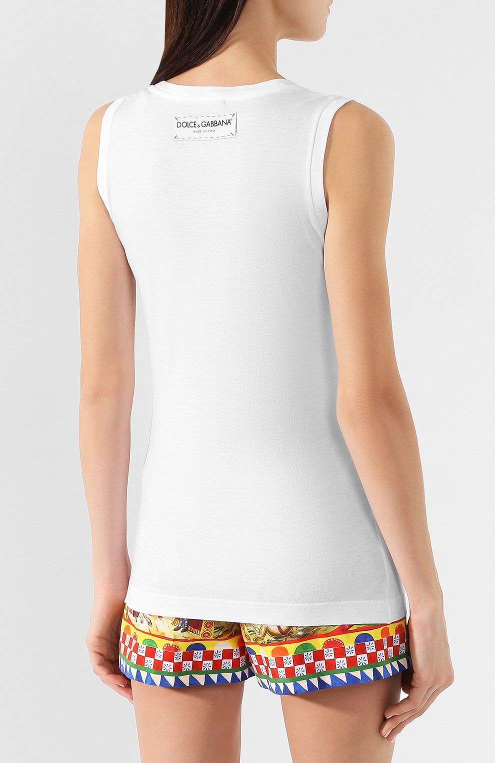 Dolce & Gabbana Graphic-Printed Tank Top