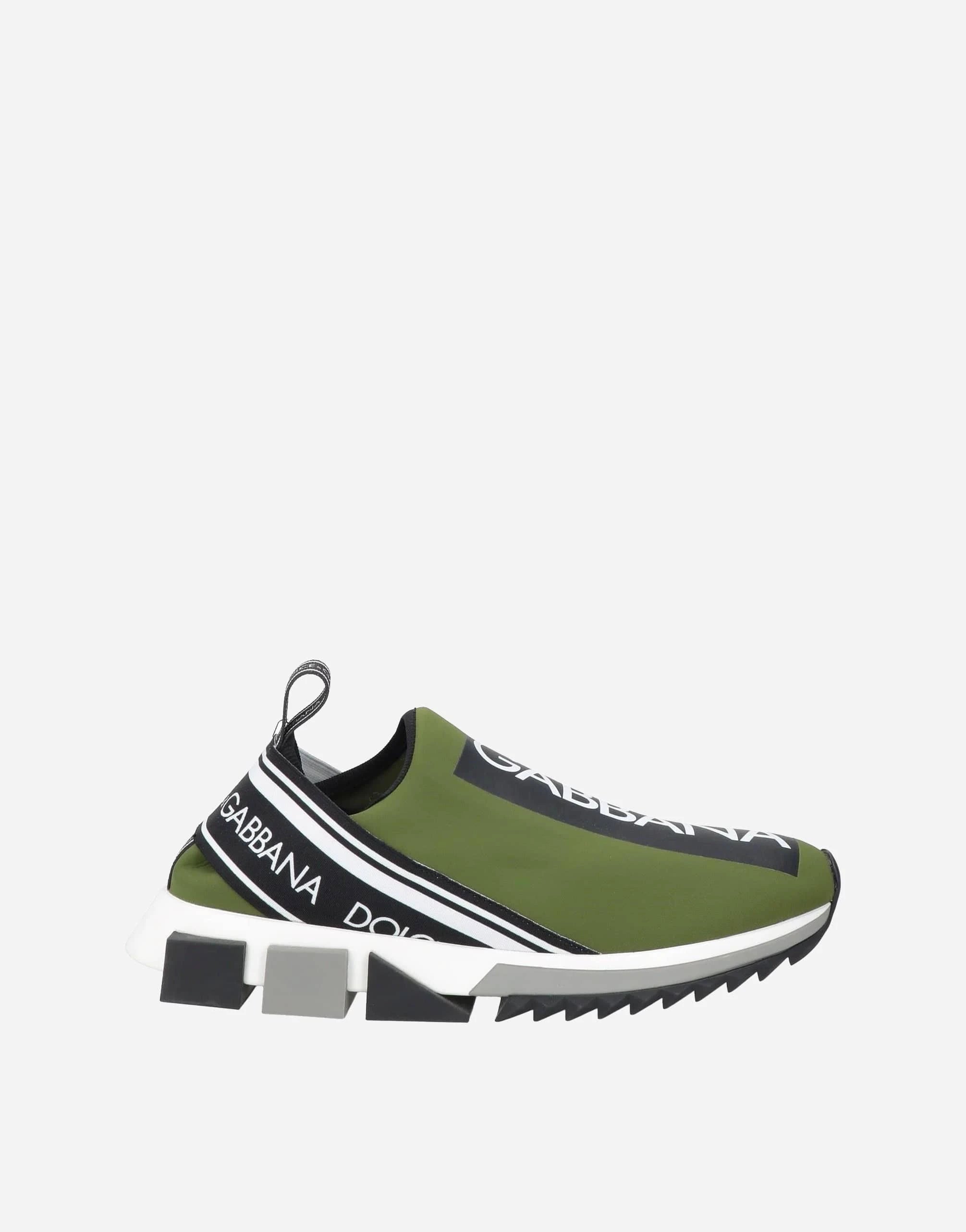 Dolce & Gabbana Green Slip-On Sorrento Sneakers | Sendegaro JO