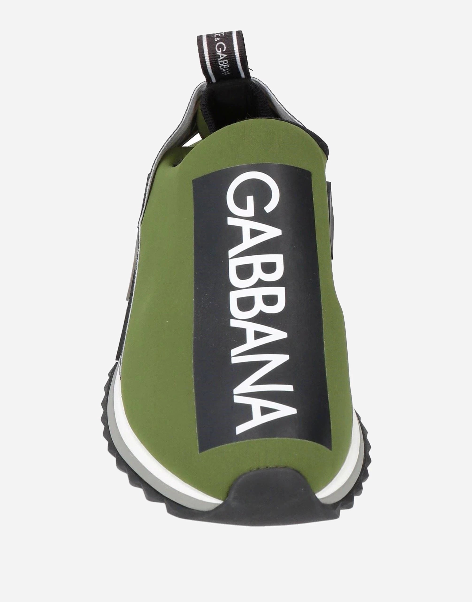 Dolce & Gabbana グリーンスリップオンソレントスニーカー Dolce & Gabbana グリーンスリップオンソレントスニーカー