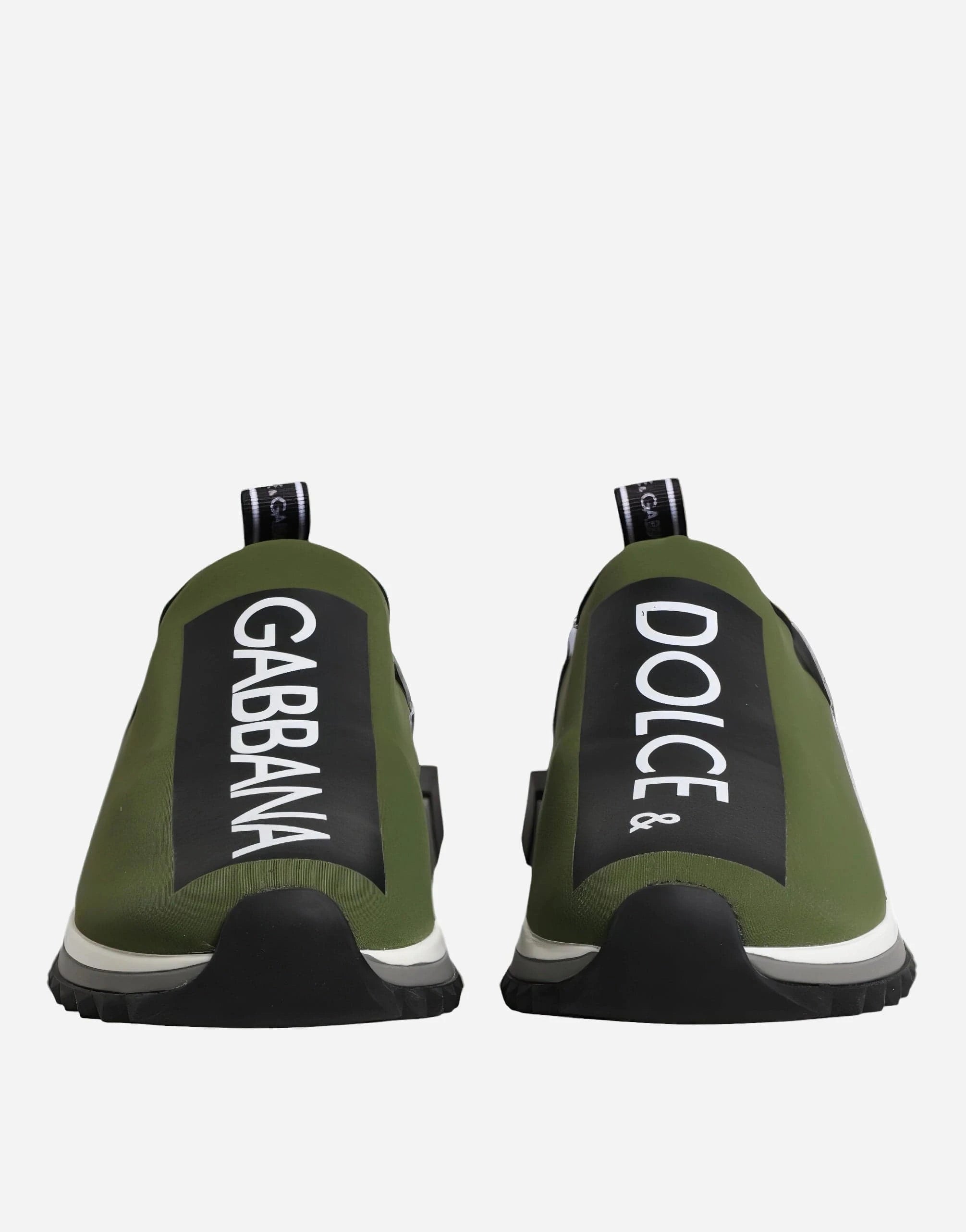 Dolce & Gabbana ソレント ロゴ スニーカー ブラック×グリーン Dolce & Gabbana グリーン・ソレント・スニーカー | Sendegaro US