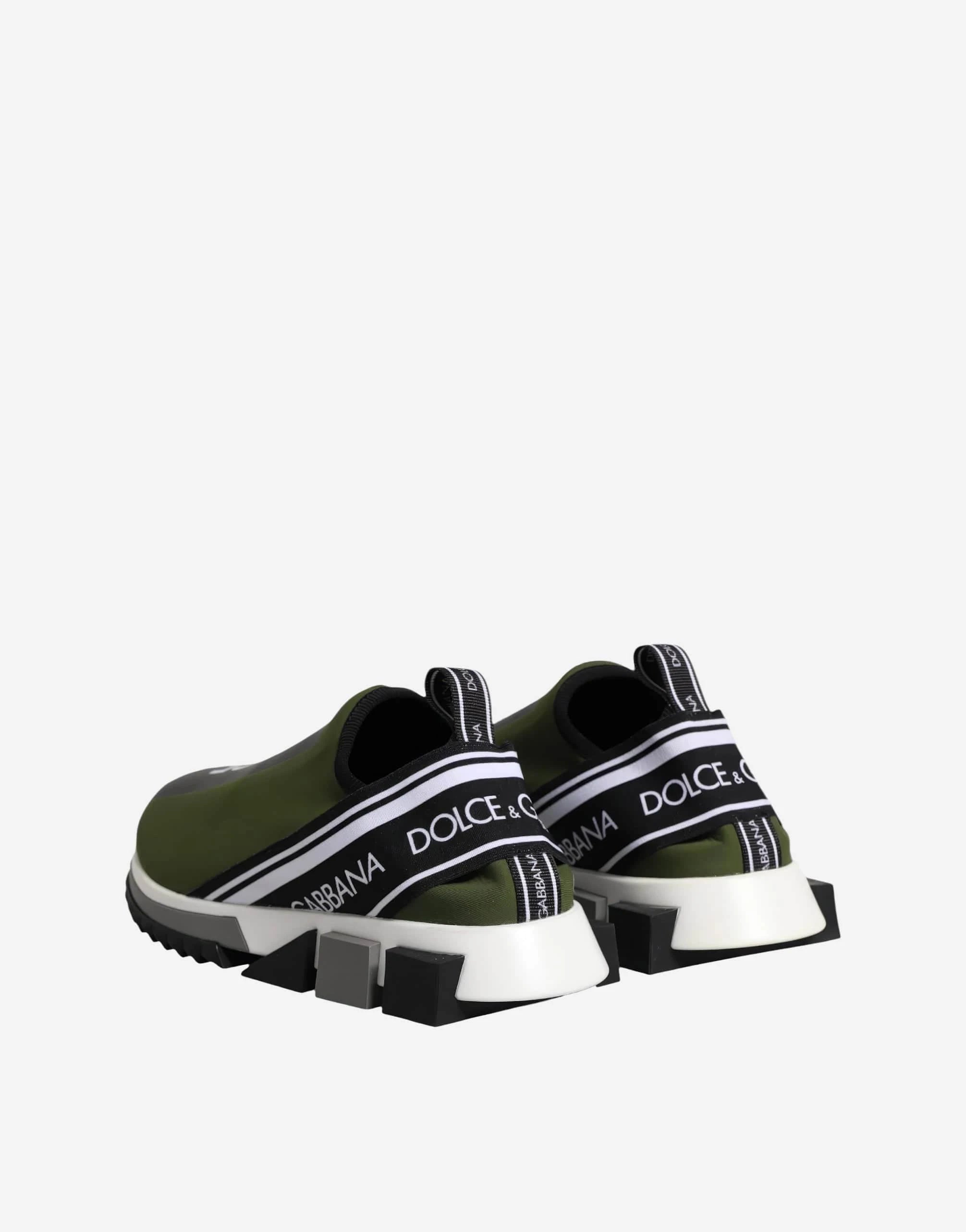 Dolce Gabbana รองเท้าผ้าใบสีเขียว Sorrento Sendegaro TH