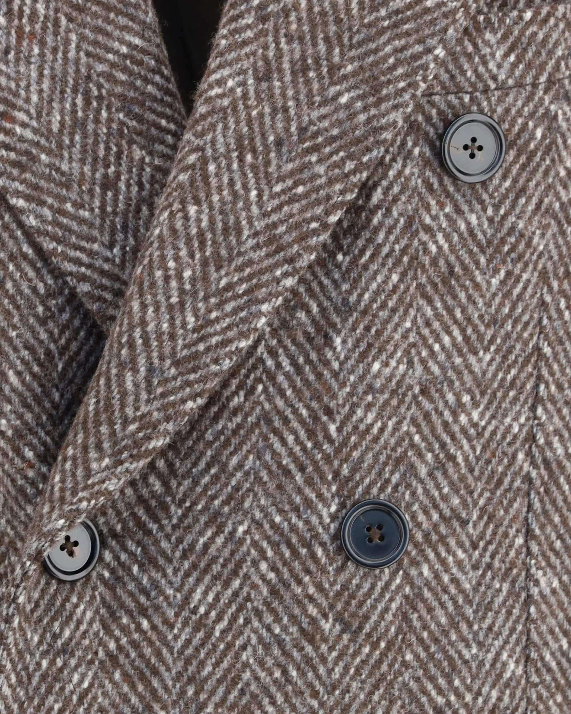 Dolce & Gabbana Grey Double-Breasted Wool Coat