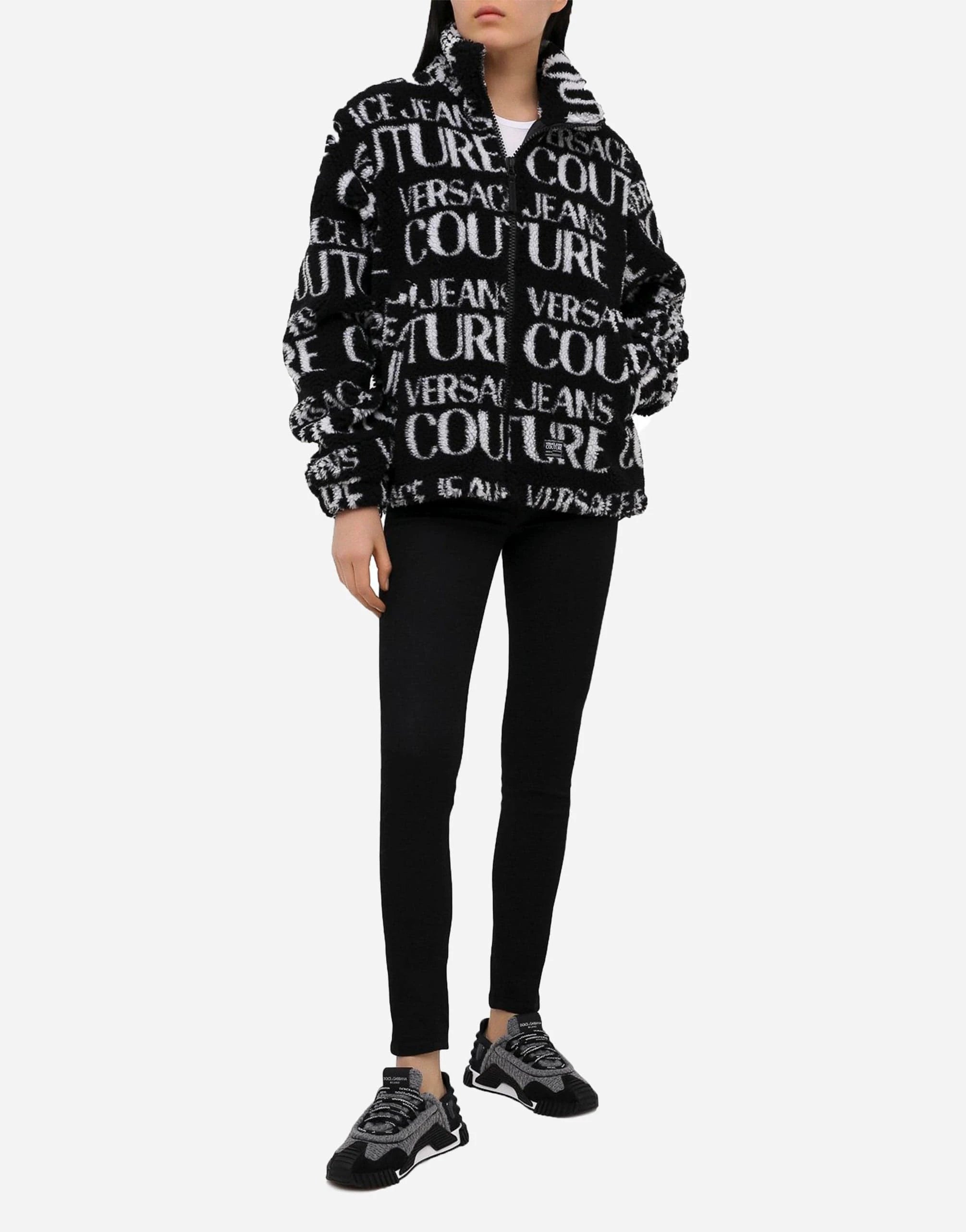 Dolce & Gabbana グレーの混合素材のロートップ NS1 スニーカー Dolce & Gabbana グレーの混合素材のロートップ NS1 スニーカー