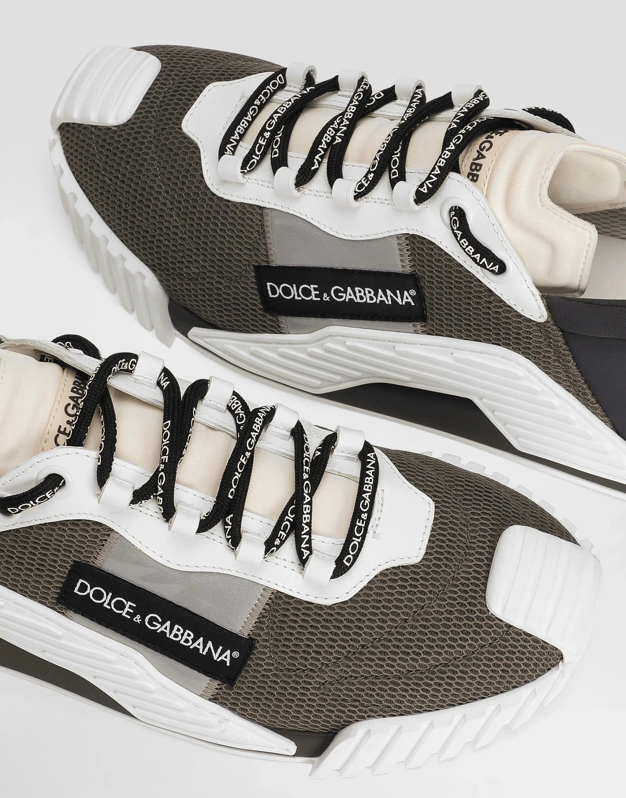 Dolce & Gabbana Grey NS1 Slip-On Sneakers