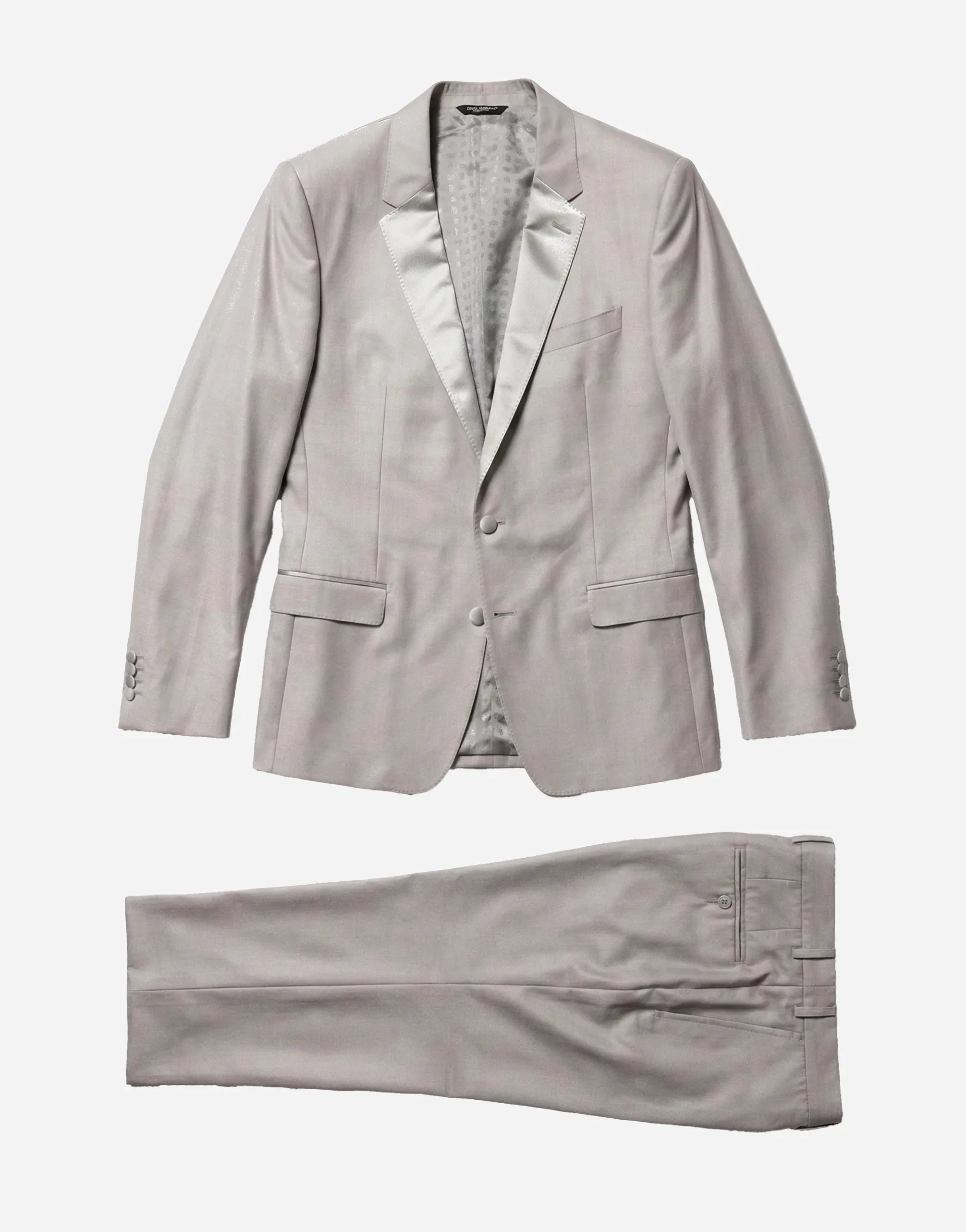 DOLCE & GABBANA グレー スーツ Dolce & Gabbana Grey Two-Piece Martini Suit | Sendegaro KR