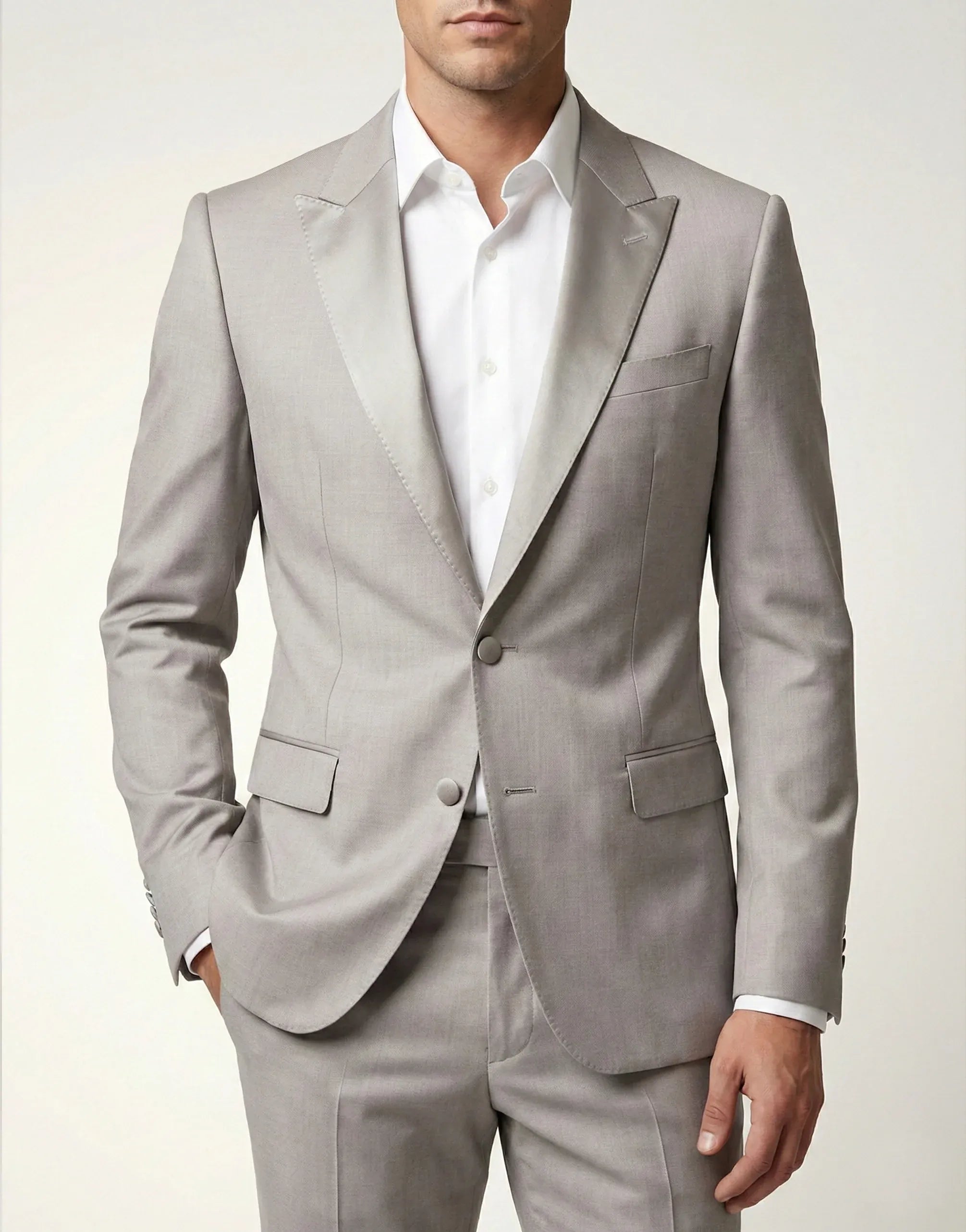 Dolce & Gabbana Grey Two-Piece Martini Suit | Sendegaro KR
